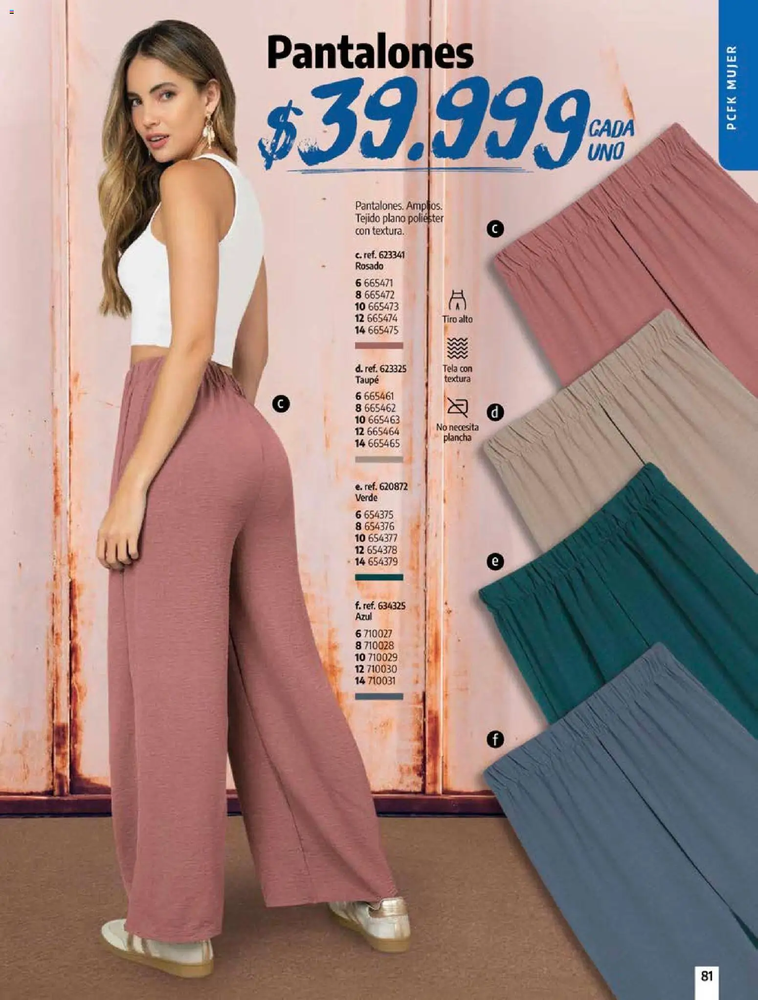 Pacifika revista - valida desde el 12/07/2026 | Página: 81 | Productos: Plancha, Pantalones