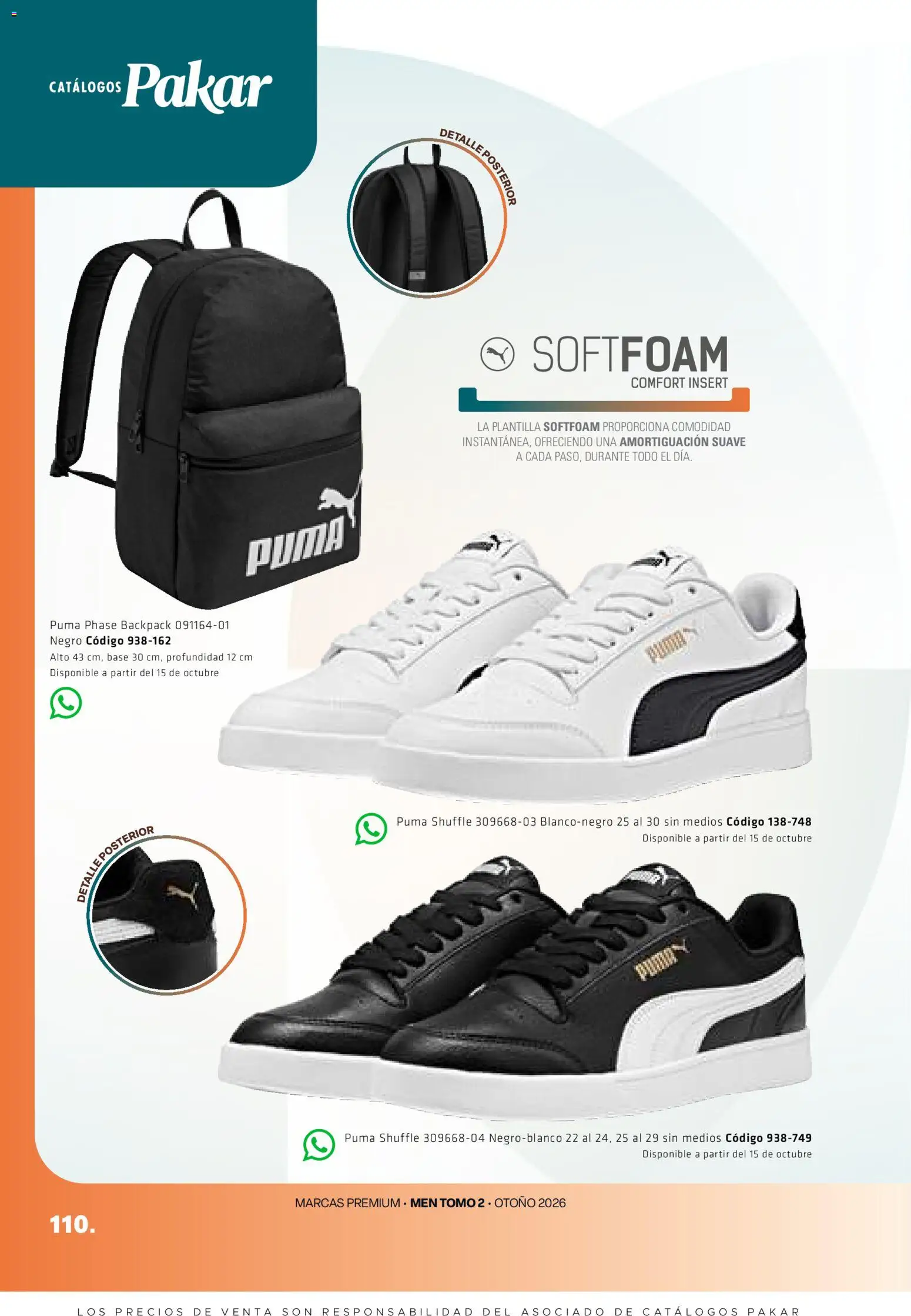 Nuevas ofertas de SC Pakar válidas en toda la República Mexicana desde el 28/08/2026. ¡Encuentra las mejores ofertas en SC Pakar catálogo Premium Men Tomo 2! | Página: 110