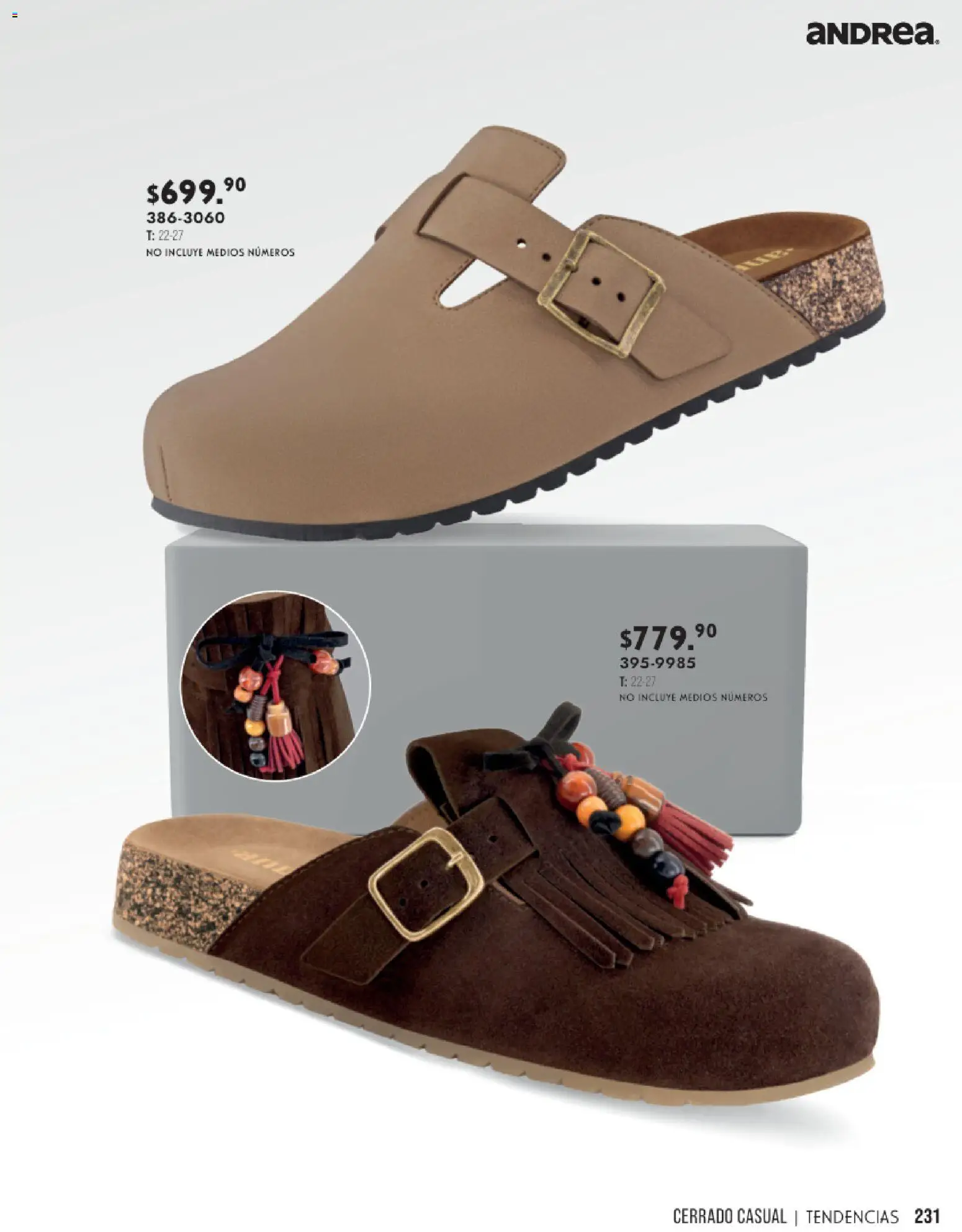 Nuevas ofertas de Andrea válidas en toda la República Mexicana desde el 23/08/2026. ¡Encuentra las mejores ofertas en Andrea catálogo Otoño Invierno! | Página: 231