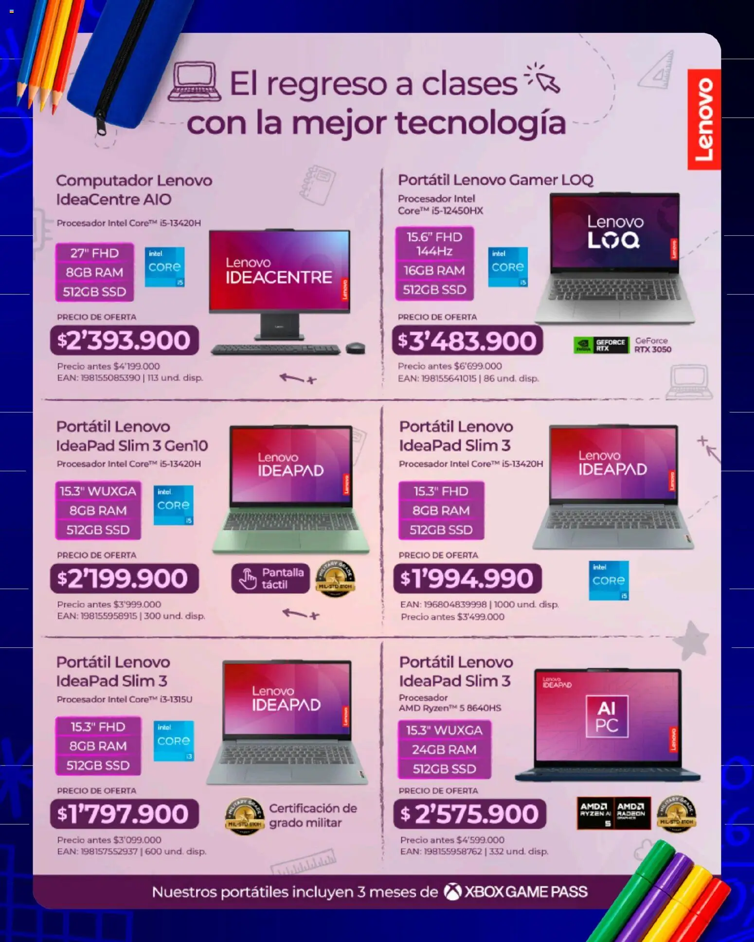 Olímpica revista - valida desde el 17/07/2026 | Página: 5 | Productos: Xbox, Computador