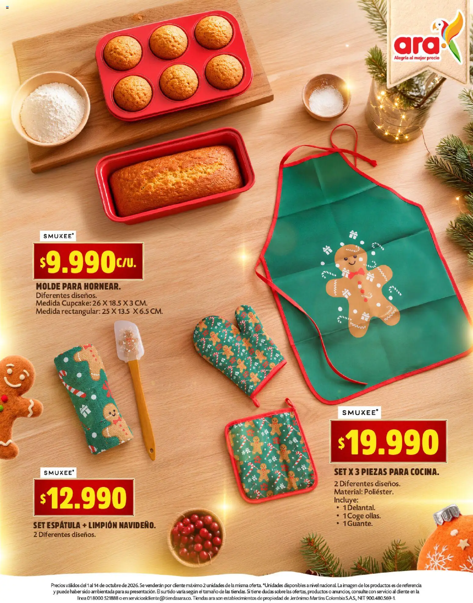 Ara revista - valida desde el 01/10/2026 | Página: 17 | Productos: Espatula, Sobre, Limpión, Molde