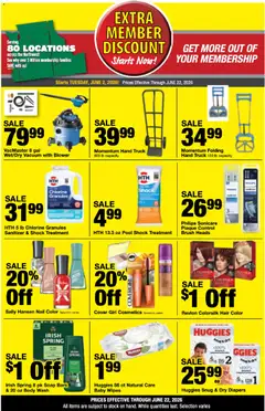 Preview of Bi-Mart weekly ads valid from 02.06.2026 | Page: 9 | Products: Nail, Body Wash, Shock, Blower