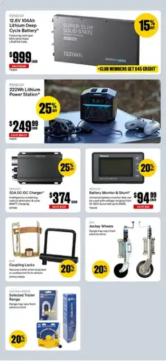 Preview of Supercheap Auto catalogue - valid from 10.06.2026 | Page: 22 | Products: Battery, Monitor