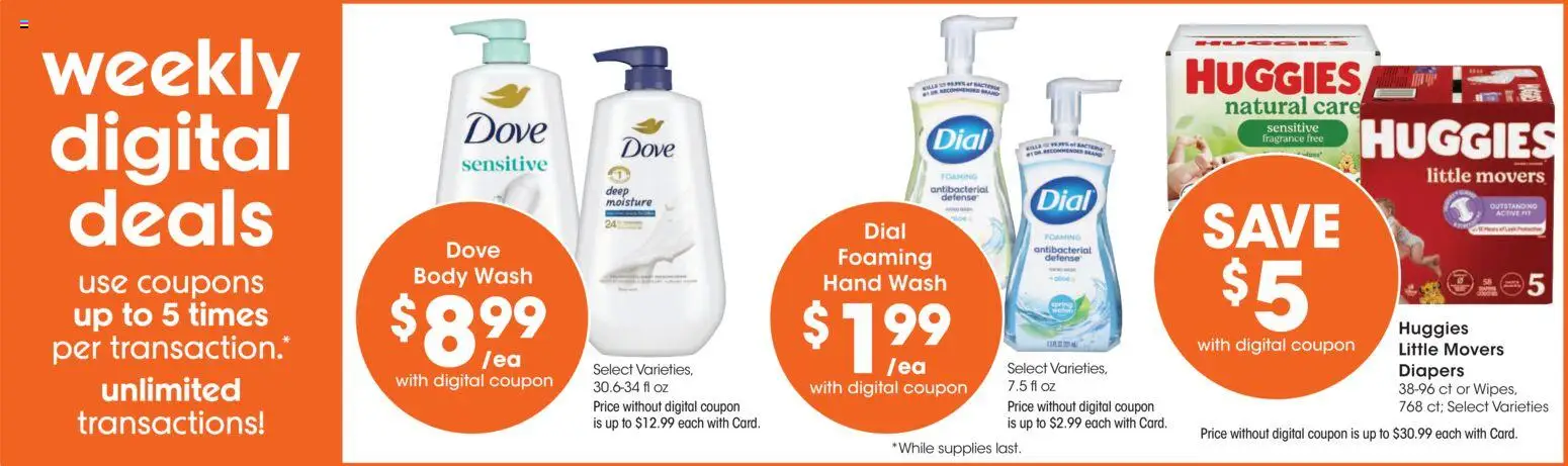 Mariano's Weekly Ad - valid from 09/09/2026 | Page: 5 | Products: Diapers, Fragrance, Body Wash