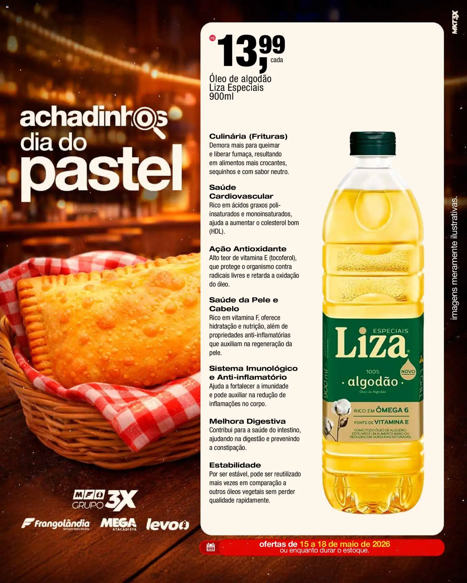 Frangolândia Folheto - válido de 15.05.2026 | Página: 5 | Produtos: Maiô, Óleo, Baixo, Algodão