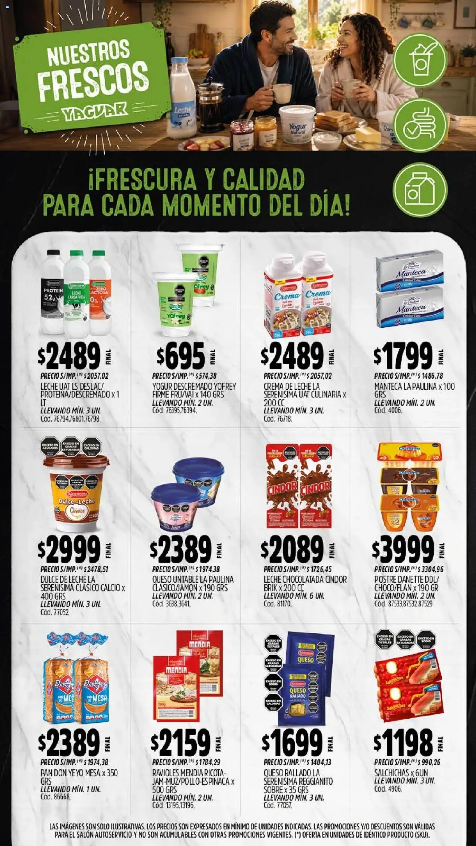 Yaguar - Oferta Semanal Chaco │ válido desde el 21/09/2026 | Página: 9 | Productos: Queso rallado, Untable, Queso, Pan