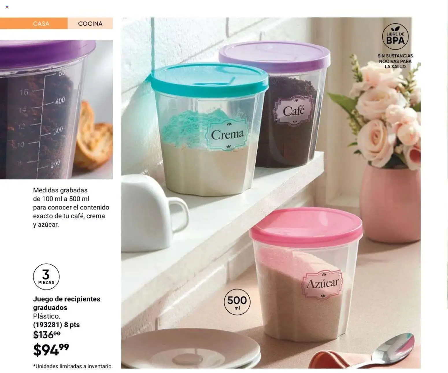 Nuevas ofertas de AVON válidas en toda la República Mexicana desde el 31/07/2026. ¡Encuentra las mejores ofertas en AVON Casa & Estilo 12 2026! | Página: 36 | Productos: Azúcar, Crema, Café, Juego