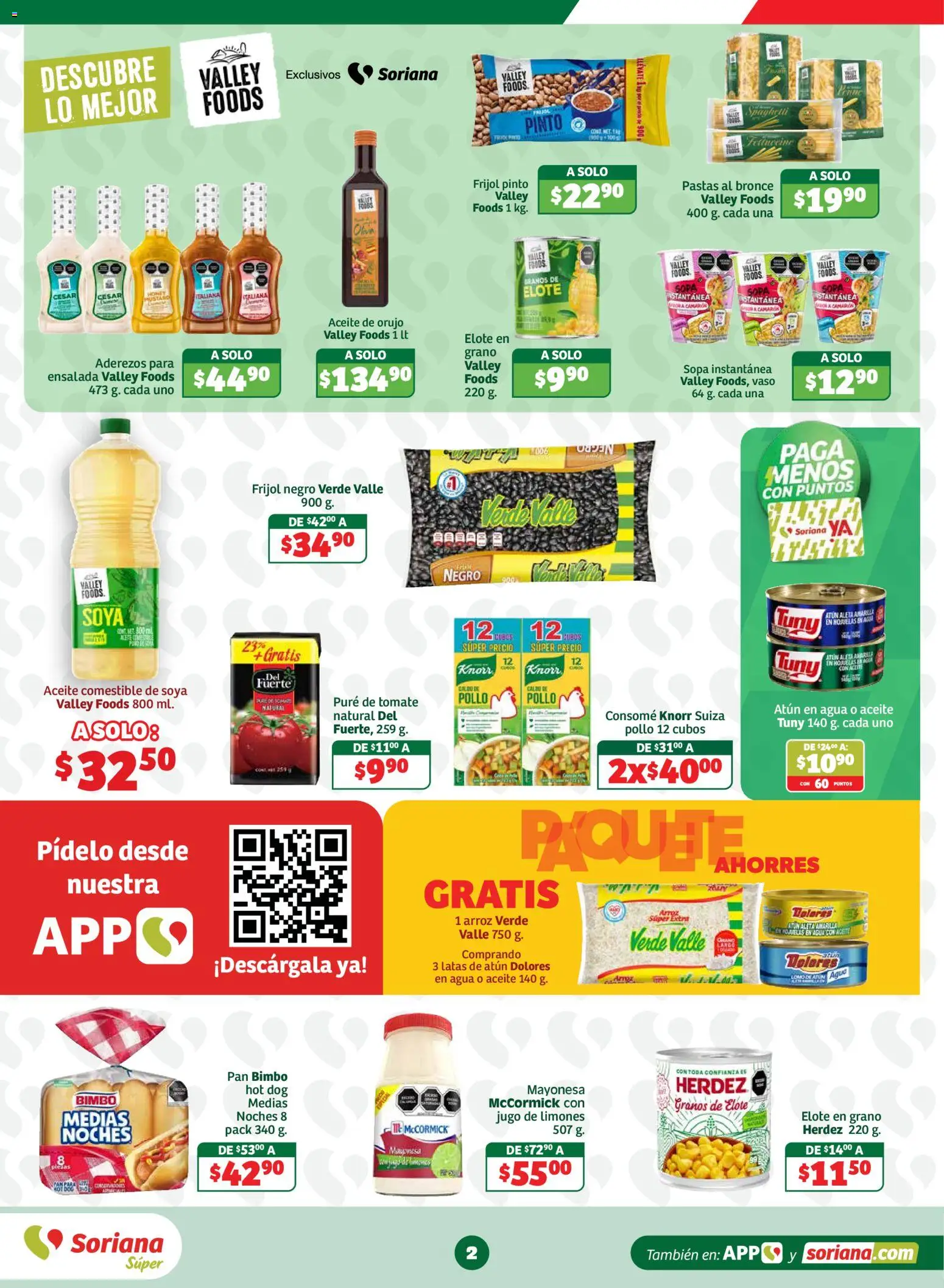 Nuevas ofertas de Soriana válidas en toda la República Mexicana desde el 18/09/2026. ¡Encuentra las mejores ofertas en Soriana En México Oferta se dice Soriana Súper Nacional! | Página: 2