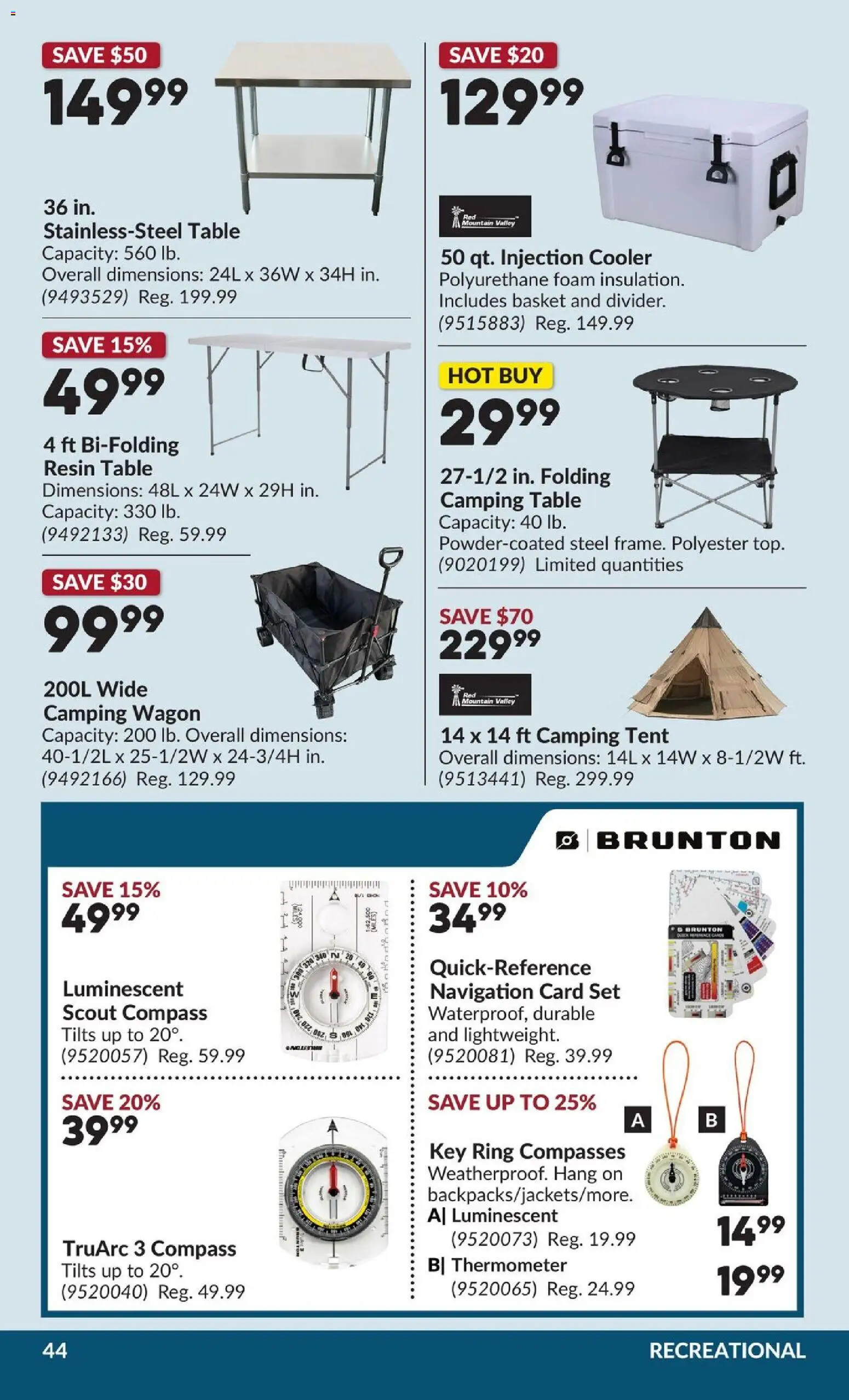 Princess Auto flyer valid from Jun 30, 2026 | Page: 49 | Products: Thermometer, Navigation, Table, Basket