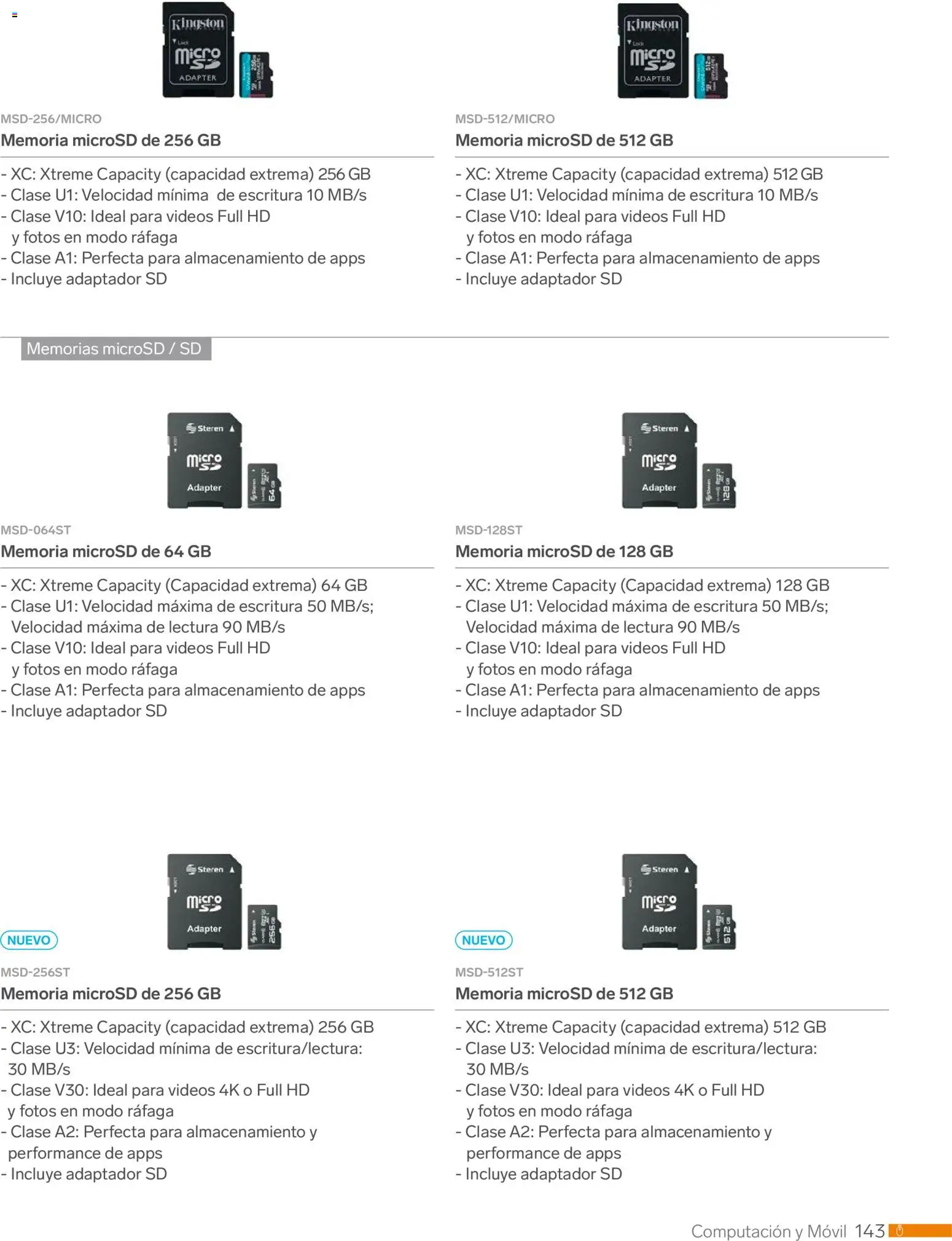 Nuevas ofertas de Steren válidas en toda la República Mexicana desde el 01.01.2026. ¡Encuentra las mejores ofertas en Steren catálogo! | Página: 155 | Productos: Movil, Adaptador