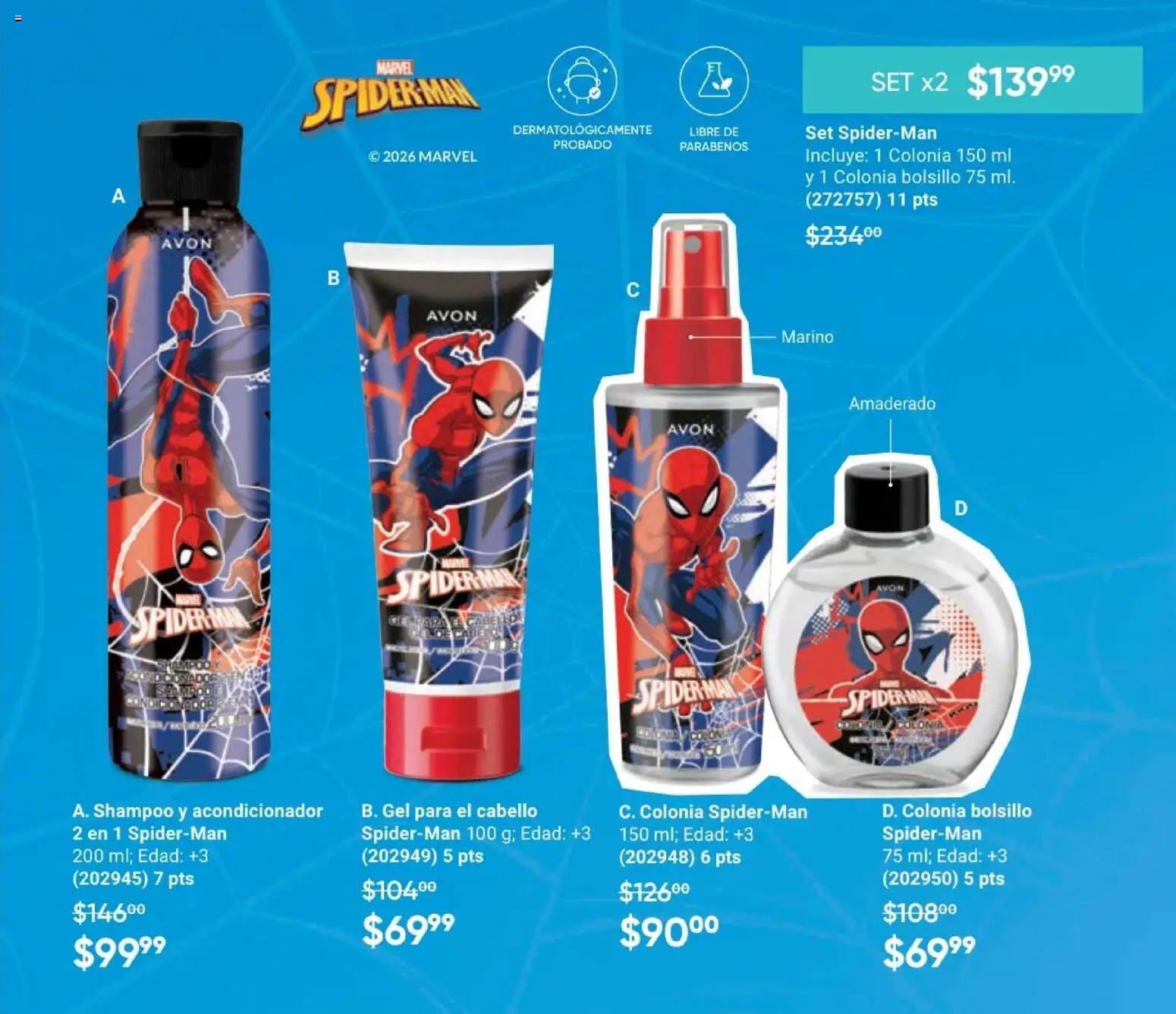 Nuevas ofertas de AVON válidas en toda la República Mexicana desde el 11/09/2026. ¡Encuentra las mejores ofertas en AVON Casa & Estilo 14 2026! | Página: 151 | Productos: Shampoo, Acondicionador