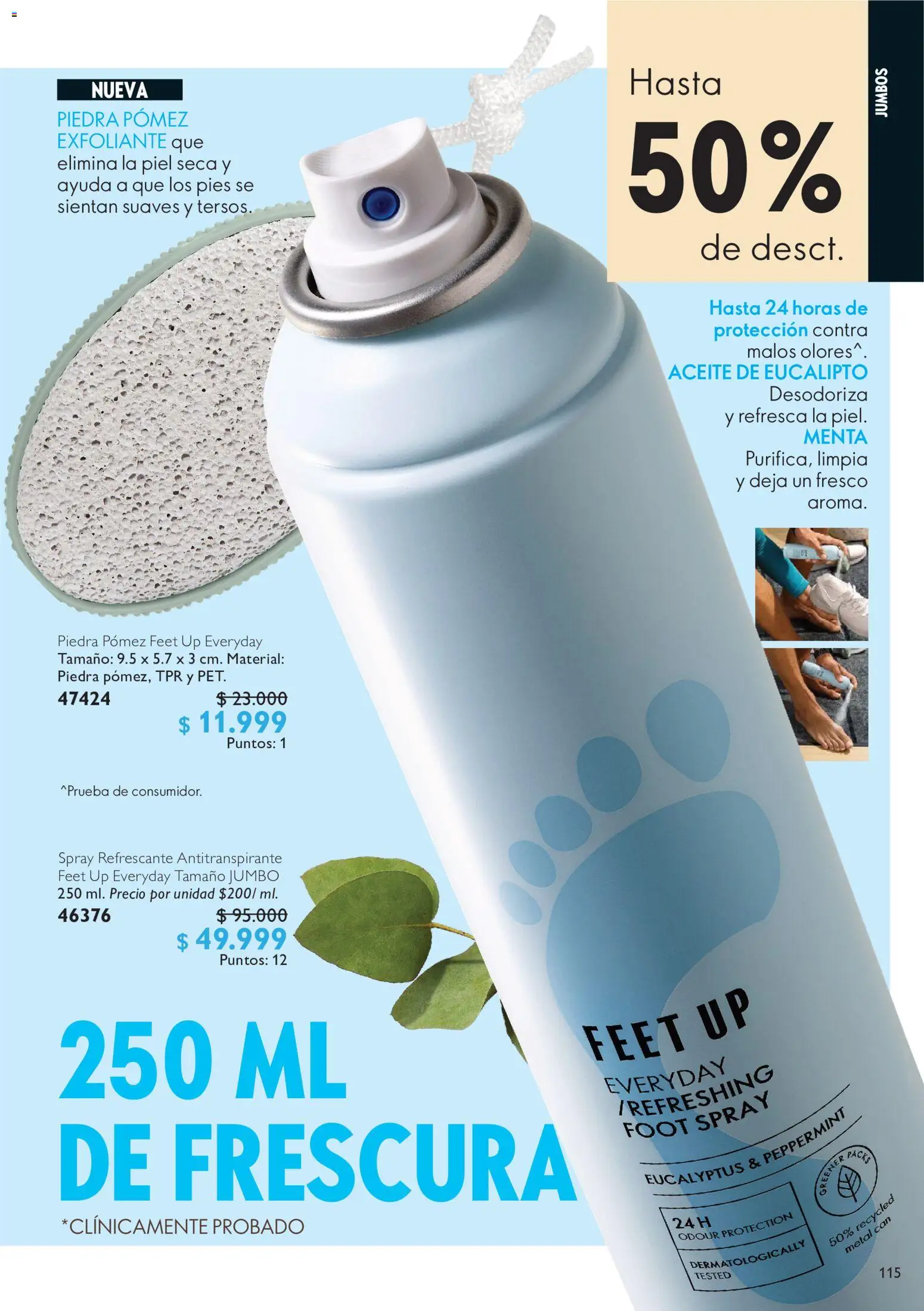 Oriflame revista - valida desde el 20/06/2026 | Página: 115 | Productos: Antitranspirante, Aceite