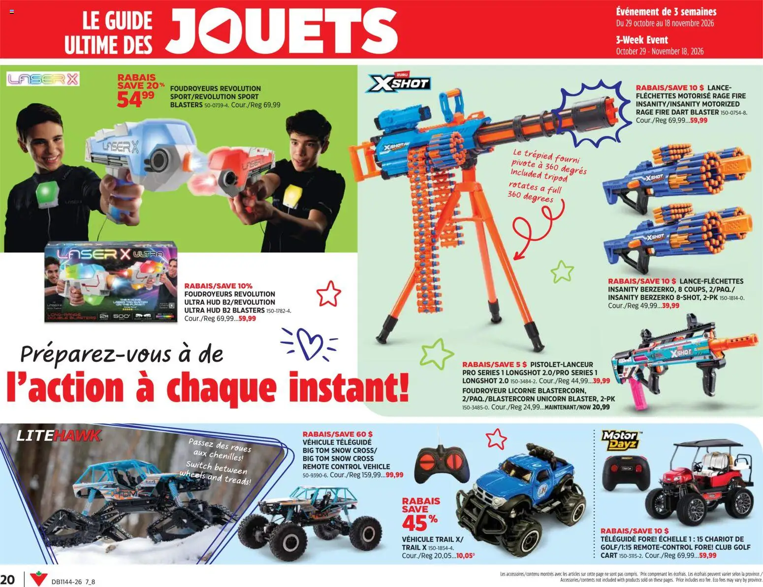 Canadian Tire flyer valid from Oct 29, 2026 | Page: 20
