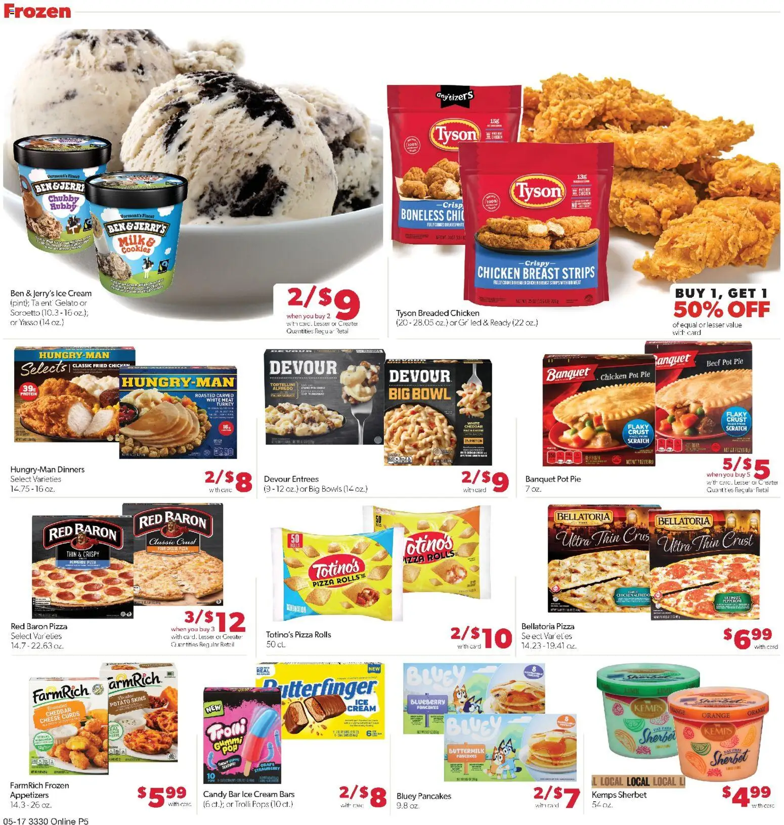 Family Fare Weekly Ad - MN - valid from 17.05.2026 | Page: 13 | Products: Cheese, Beef, Ice cream, Lime