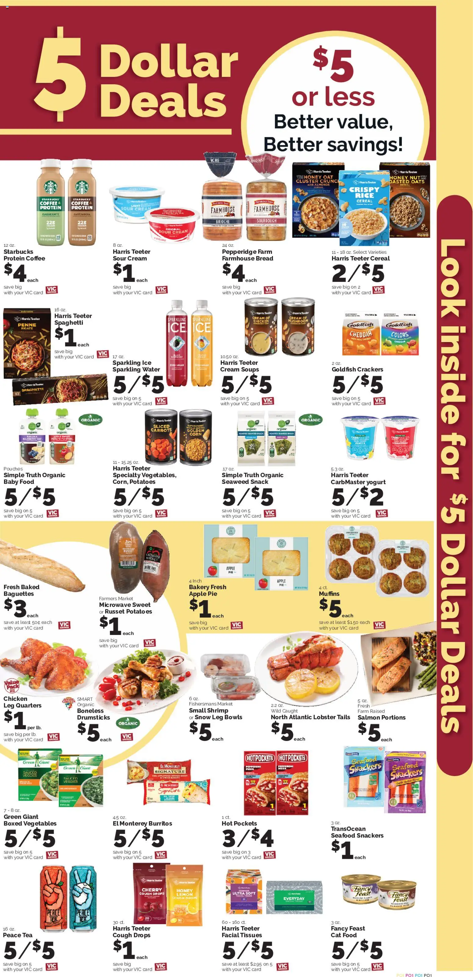 Harris Teeter Weekly Ad - valid from 09/30/2026 | Page: 8 | Products: Butter, Bread, Wine, Cough drops