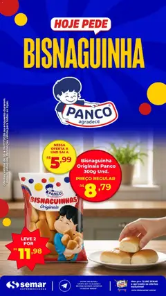 Semar Supermercado ofertas Bisnaguinha - Pré-Visualização do folheto da loja Semar Supermercado, válido de 03/06/2026