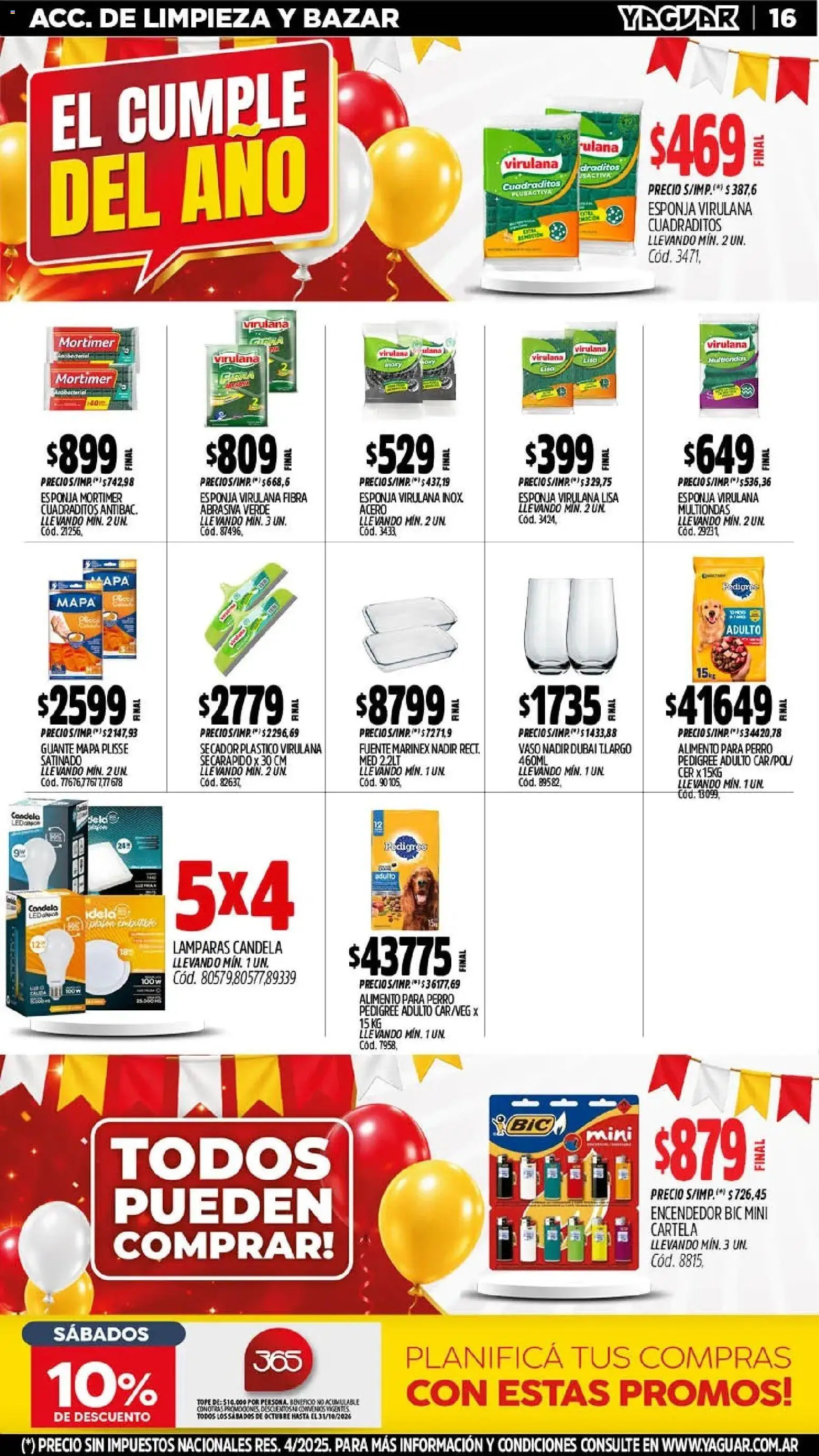 Yaguar - Oferta Semanal San Juan │ válido desde el 19/10/2026 | Página: 18