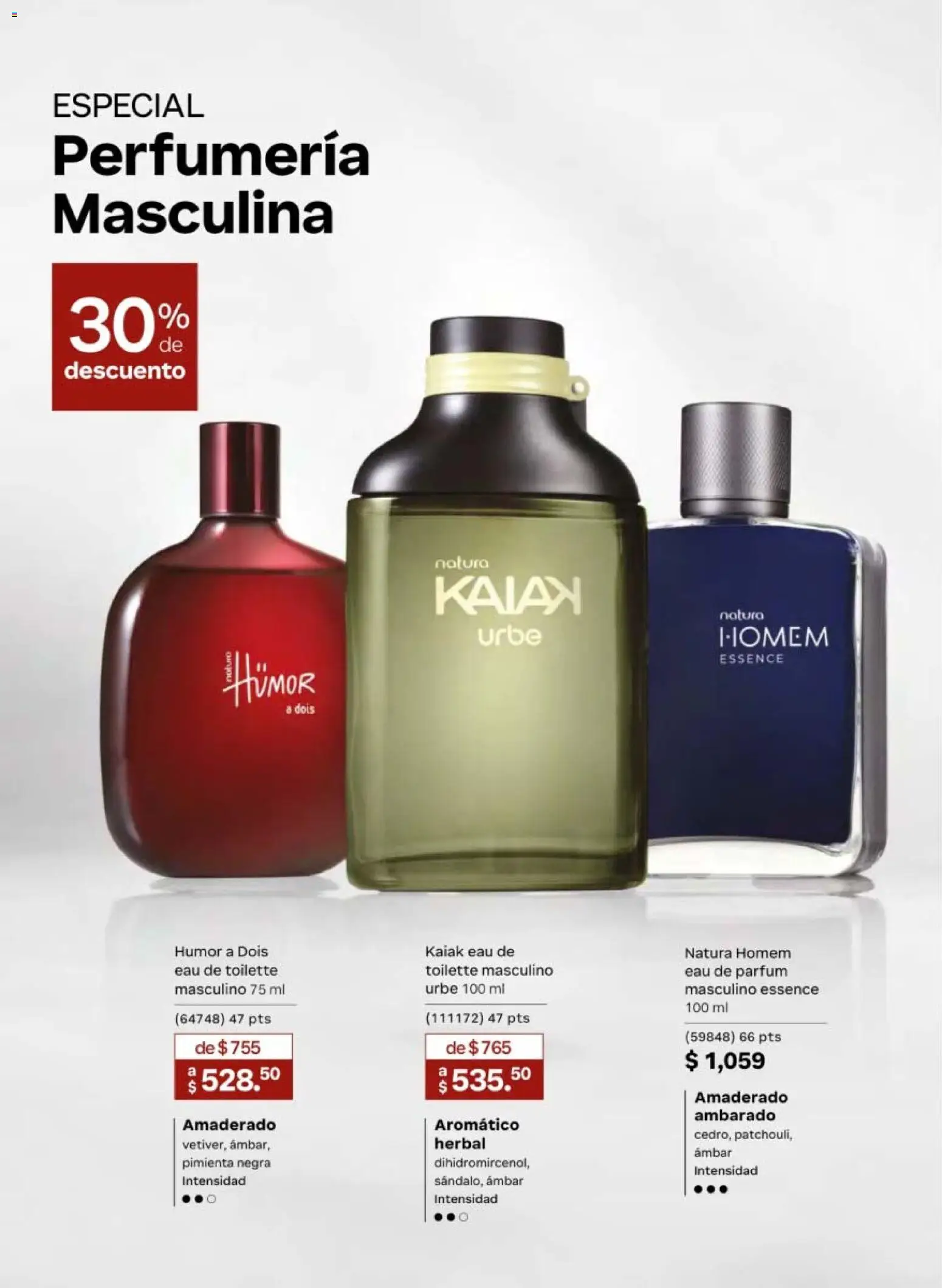 Nuevas ofertas de Natura válidas en toda la República Mexicana desde el 20/02/2026. ¡Encuentra las mejores ofertas en Natura campaña 4 2026! | Página: 20 | Productos: Pimienta, Eau de toilette