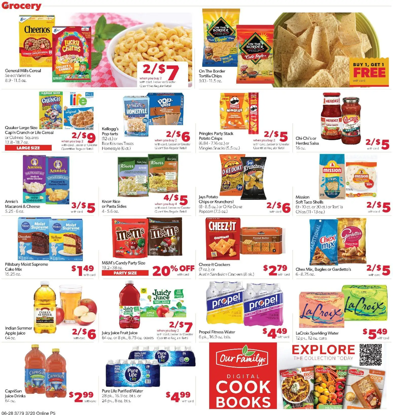 Family Fare Weekly Ad - valid from 06/28/2026 | Page: 11 | Products: Butter, Cheese, Pasta, Chips