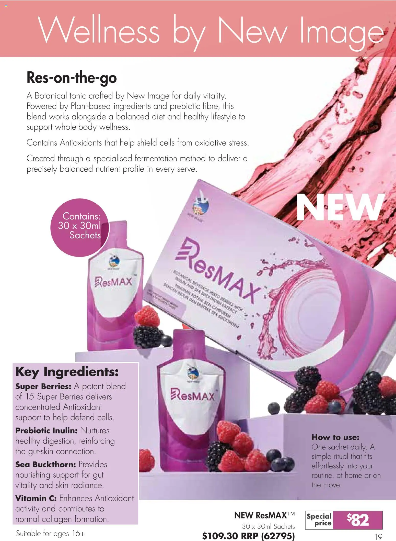 Nutrimetics catalogue - valid from 16/09/2026 | Page: 19 | Products: Ingredients, Sachets, Collagen, Vitamin