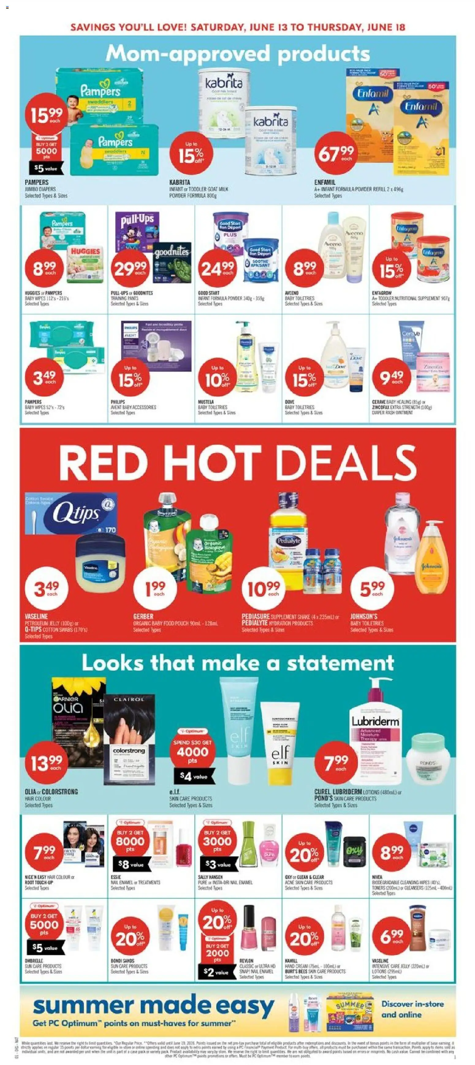 Shoppers flyer valid from 12.06.2026 | Page: 8 | Products: Cream, PC, Hand cream, Pants
