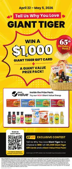 Preview of Giant Tiger weekly flyer / circulaire from shop Giant Tiger valid from 29.04.2026 | Page: 8