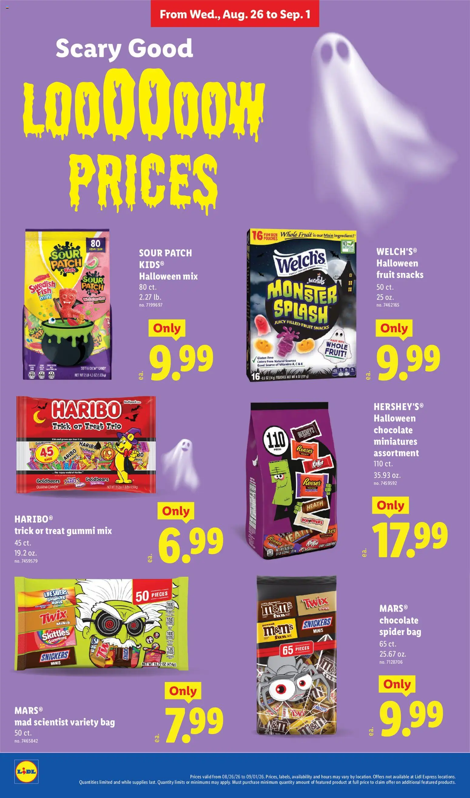 Lidl Weekly Ad - valid from 08/26/2026 | Page: 22 | Products: Candy, Chocolate, Fish, Bag