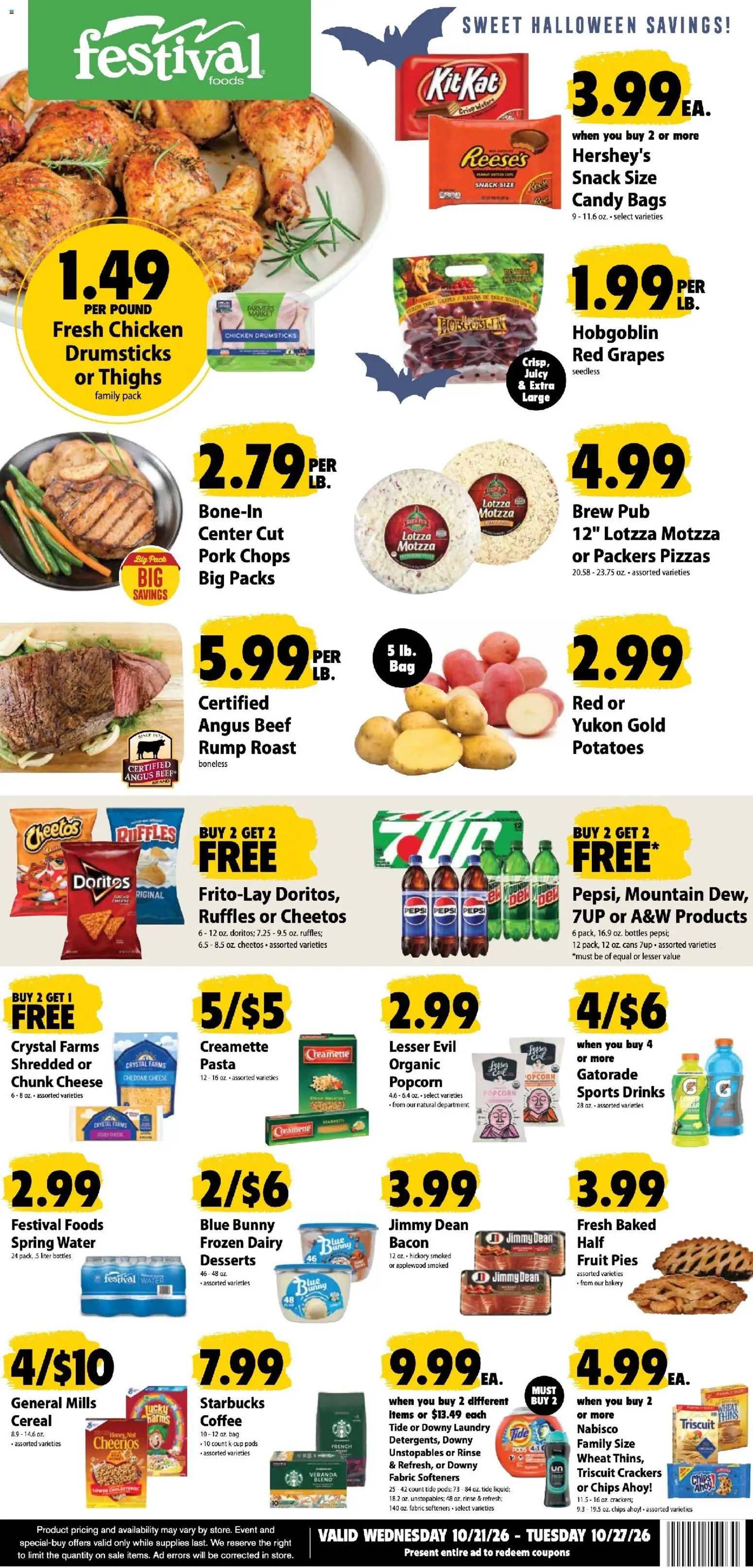 Festival Foods Weekly Ad - valid from 10/21/2026 | Page: 1