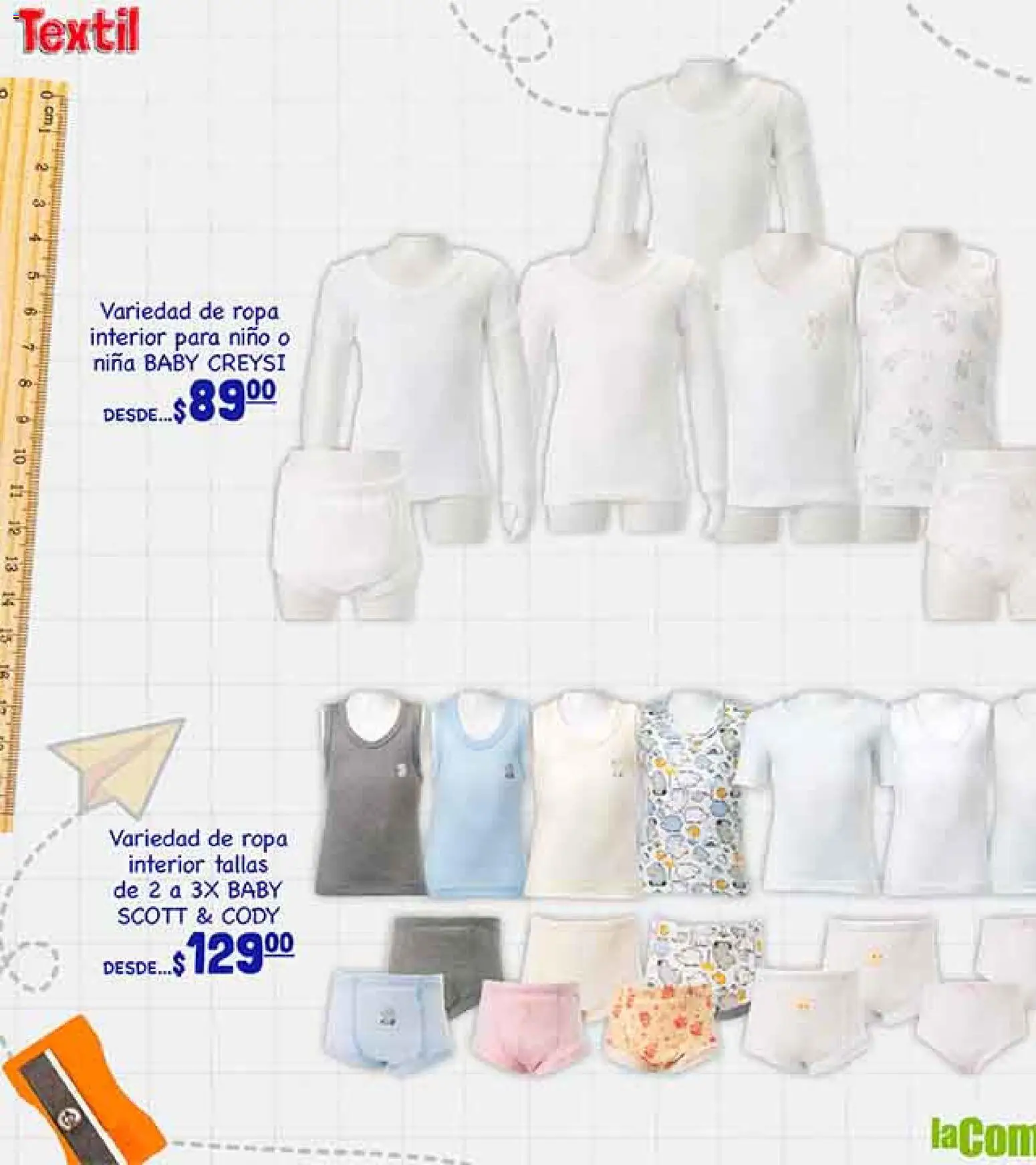 Nuevas ofertas de La Comer válidas en toda la República Mexicana desde el 19/08/2026. ¡Encuentra las mejores ofertas en La Comer folleto! | Página: 44 | Productos: Ropa, Ropa interior