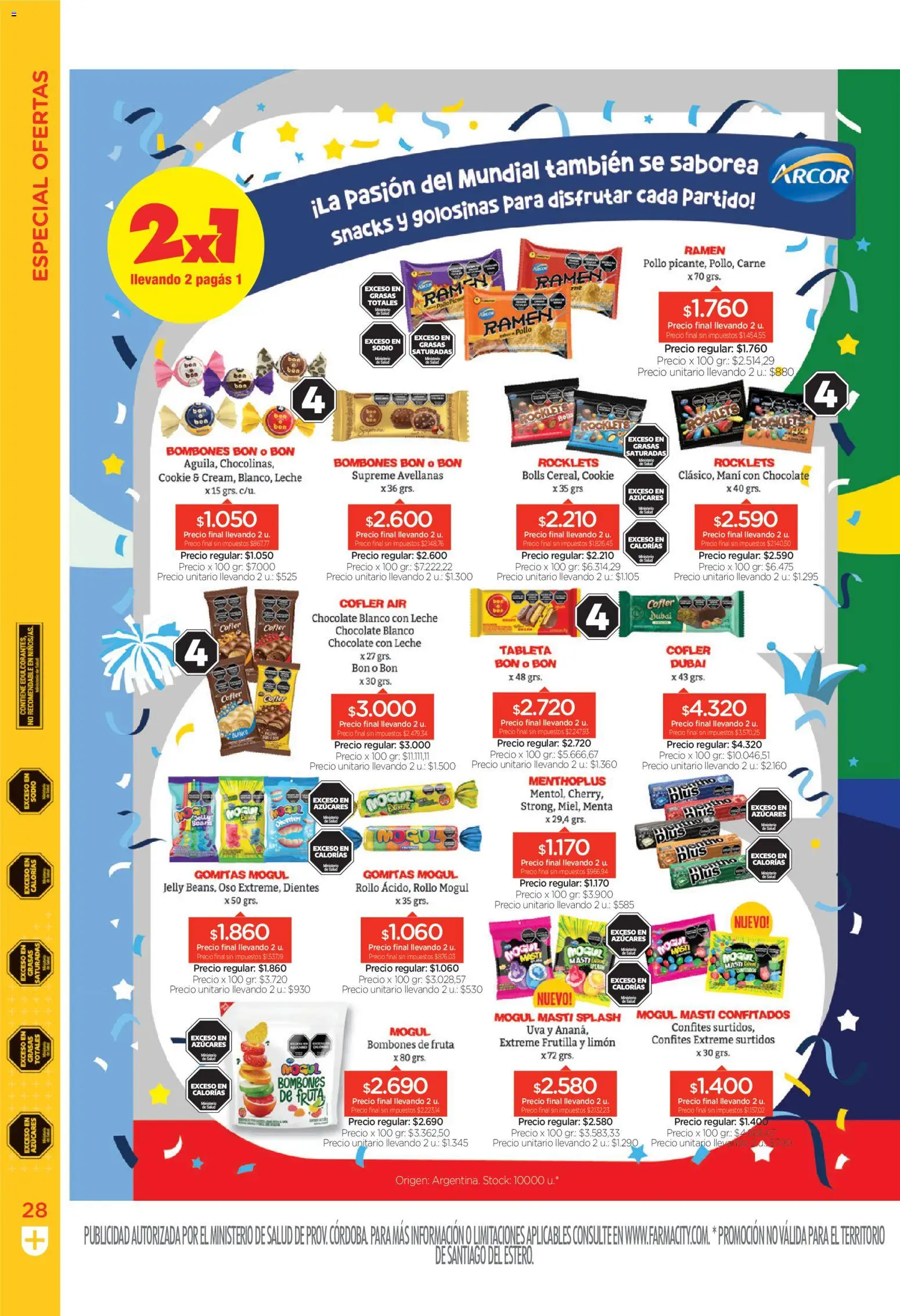 Farmacity catálogo │ válido desde el 02.06.2026 | Página: 28 | Productos: Tableta, Gomitas, Frutilla, Golosinas
