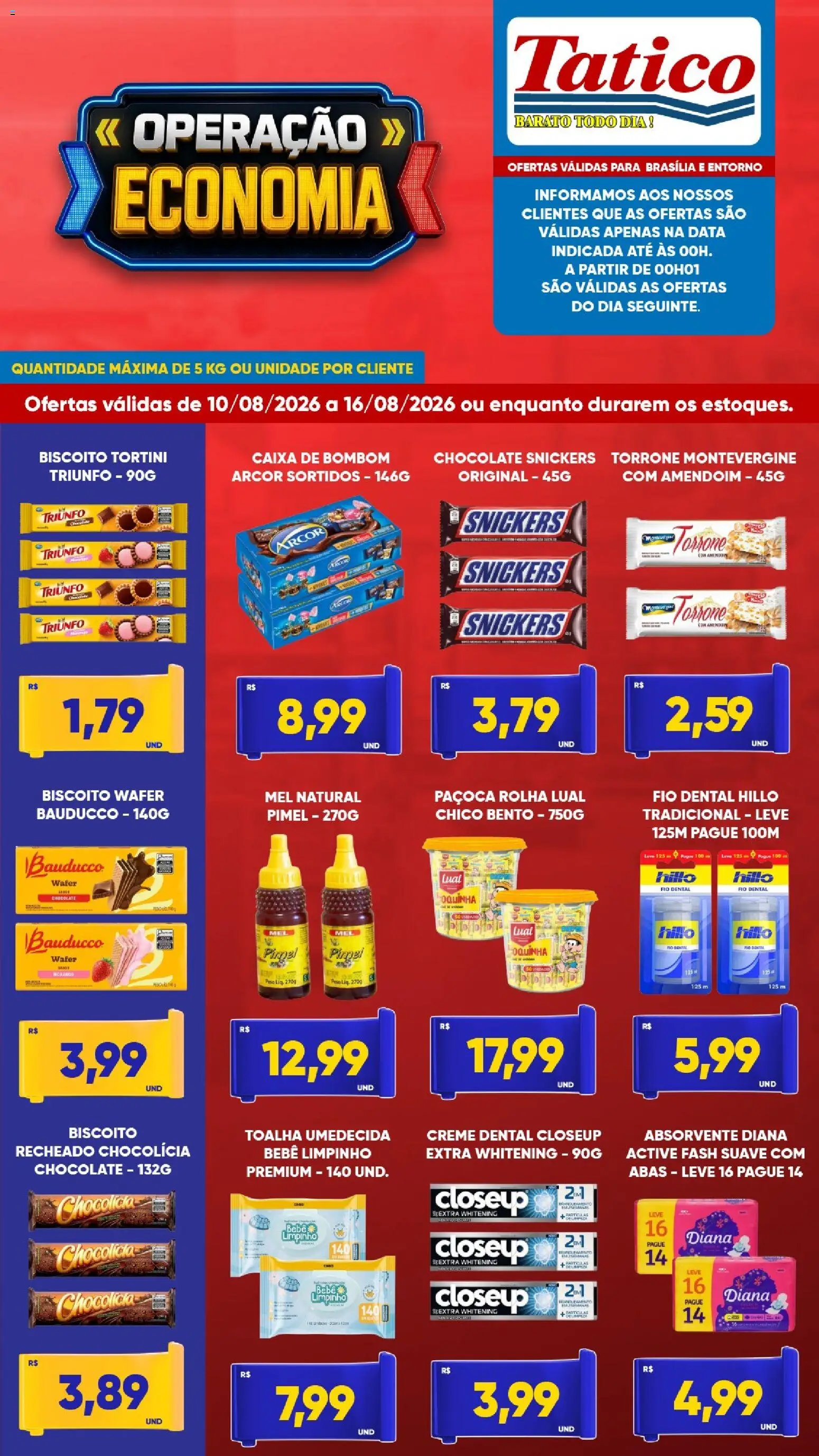 Tatico Folheto - válido de 10/08/2026 | Página: 6 | Produtos: Caixa, Mel, Caixa de bombom, Paçoca