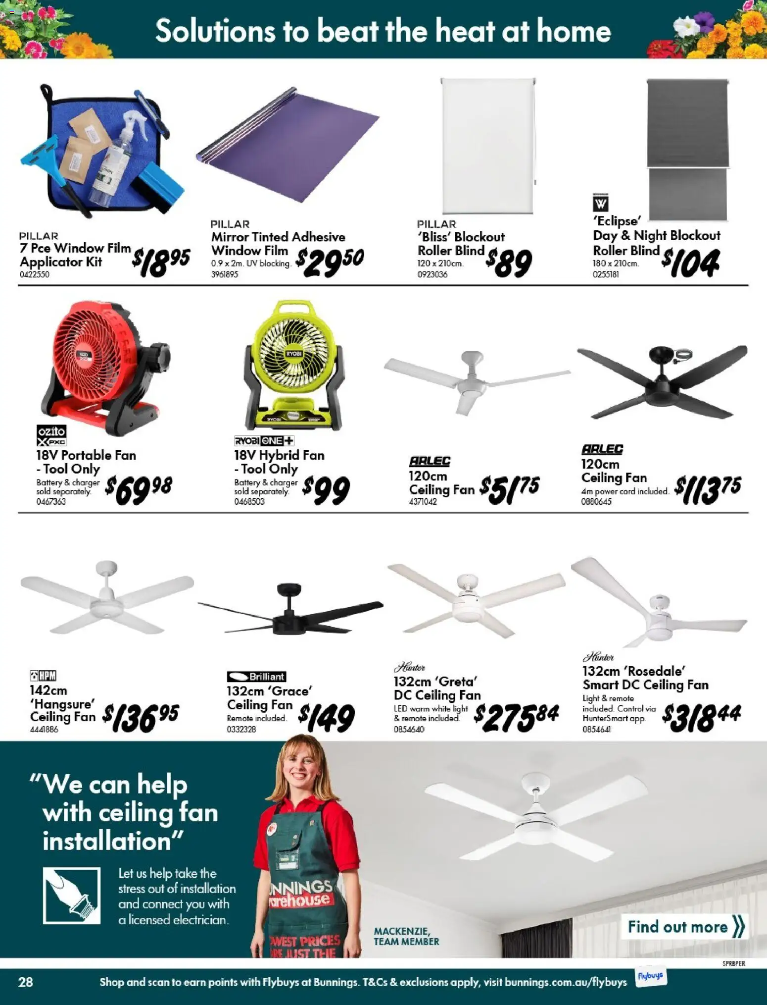 Bunnings Warehouse catalogue - valid from 09/09/2026 | Page: 28 | Products: Mirror, Charger, Light, Ryobi