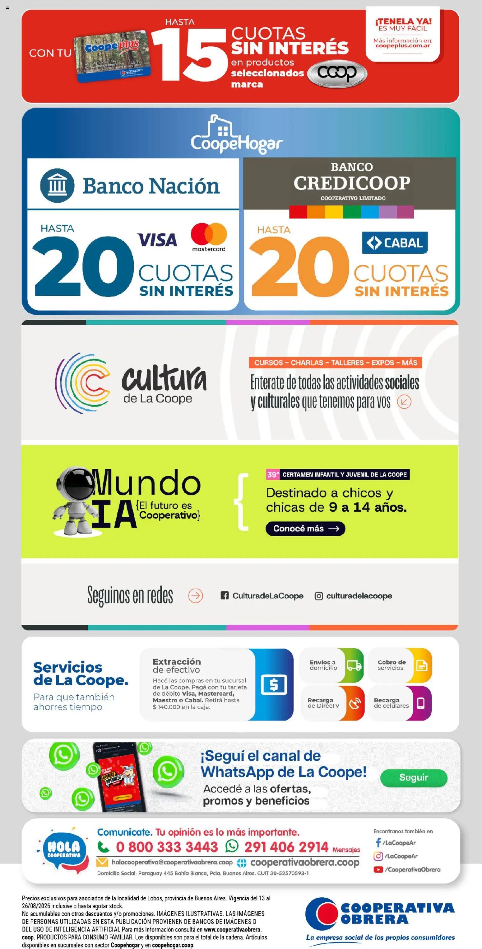Cooperativa Obrera - Elegí nuestras marcas │ válido desde el 13/08/2026 | Página: 13