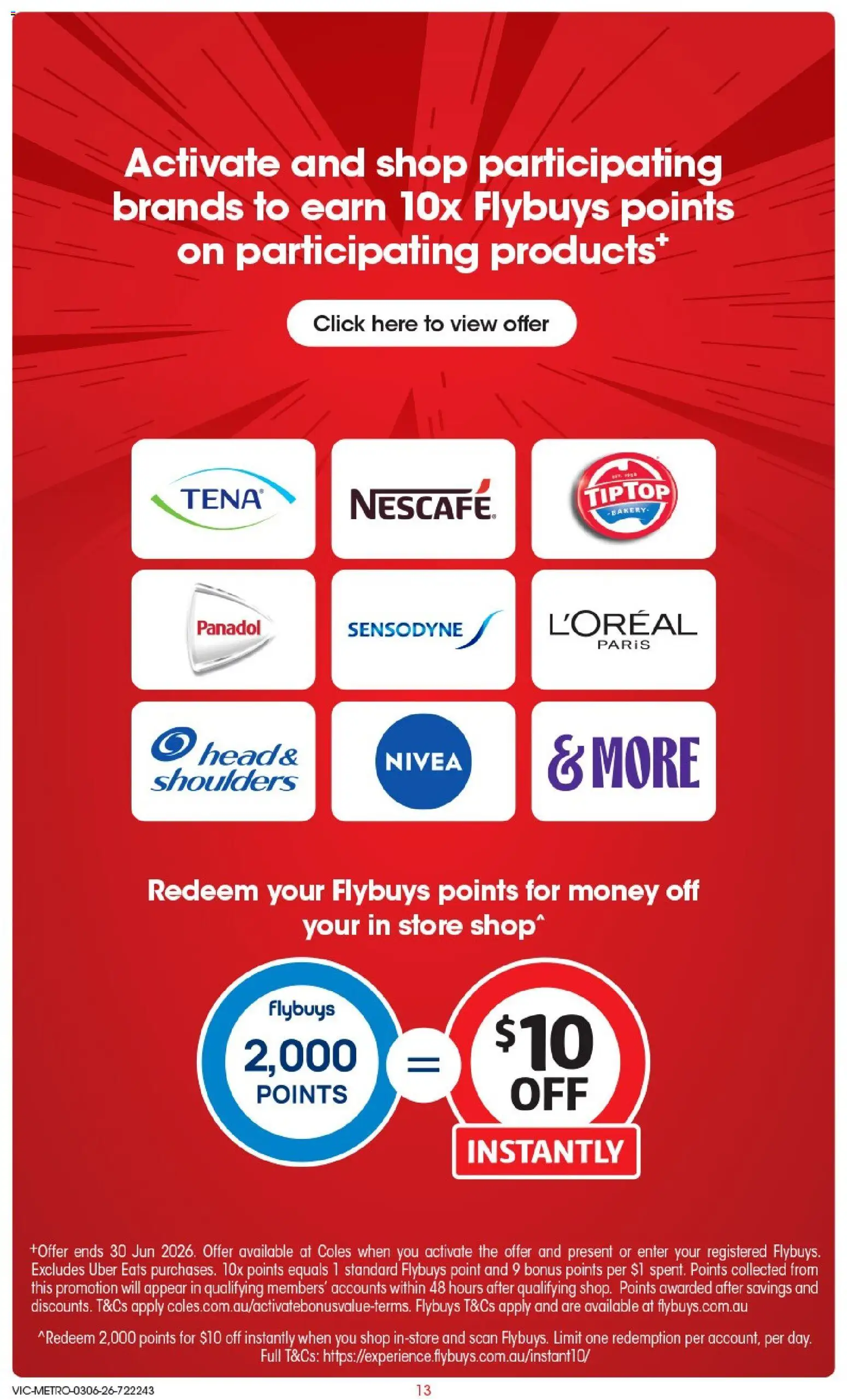 Coles catalogue - valid from 03.06.2026 | Page: 13 | Products: Bakery