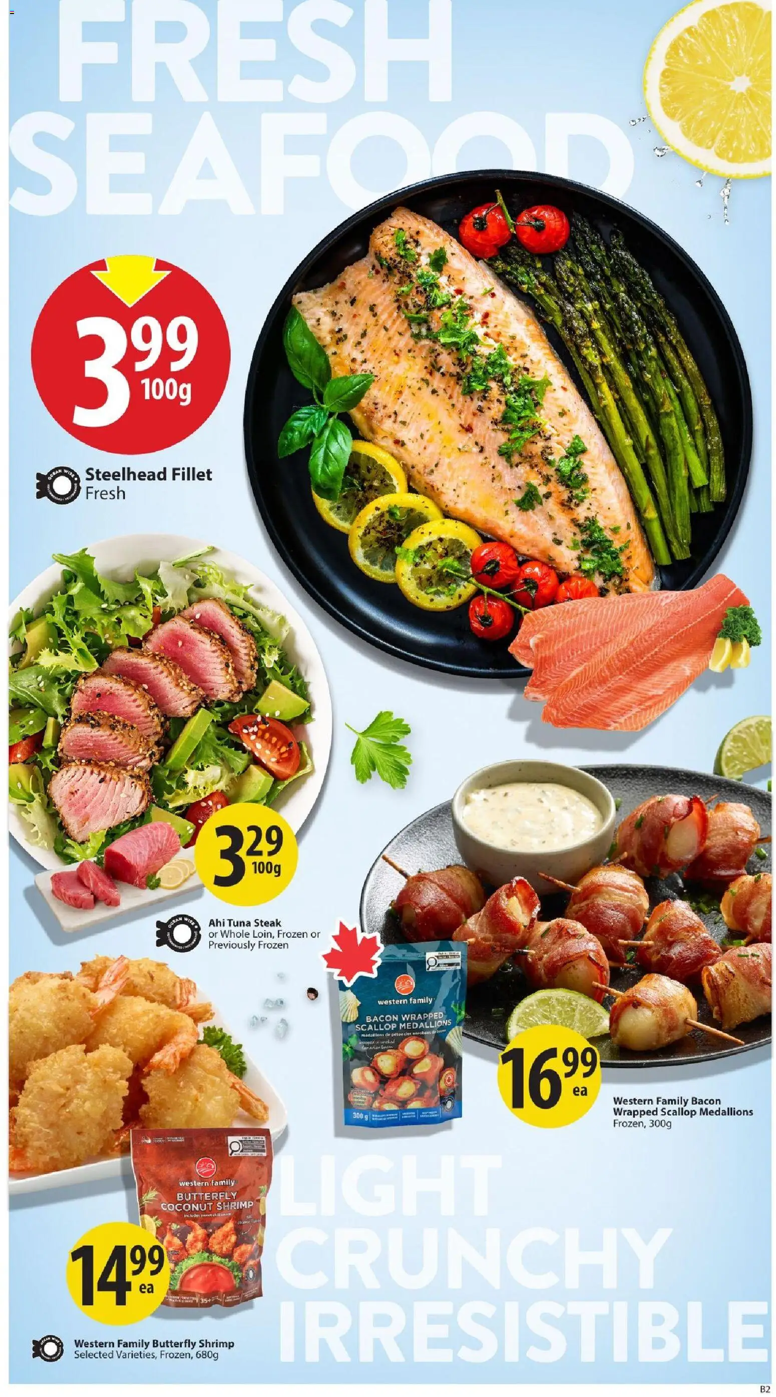 Save on foods flyer valid from Sep 10, 2026 | Page: 11 | Products: Fillet, Shrimp, Tuna, Tuna steak
