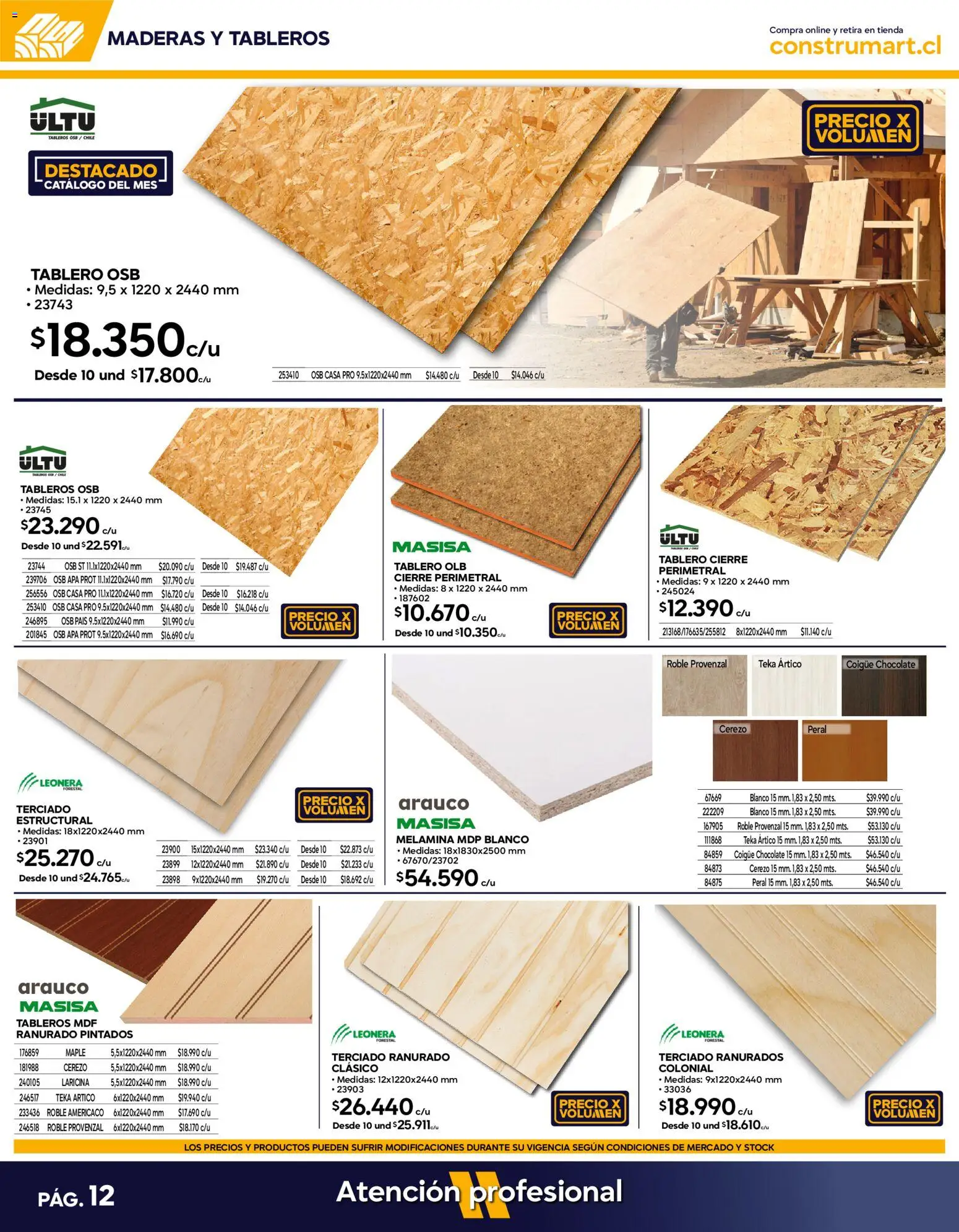 Construmart Ofertas │ válido desde el 01.06.2026 | Página: 12 | Productos: Provenzal, Chocolate