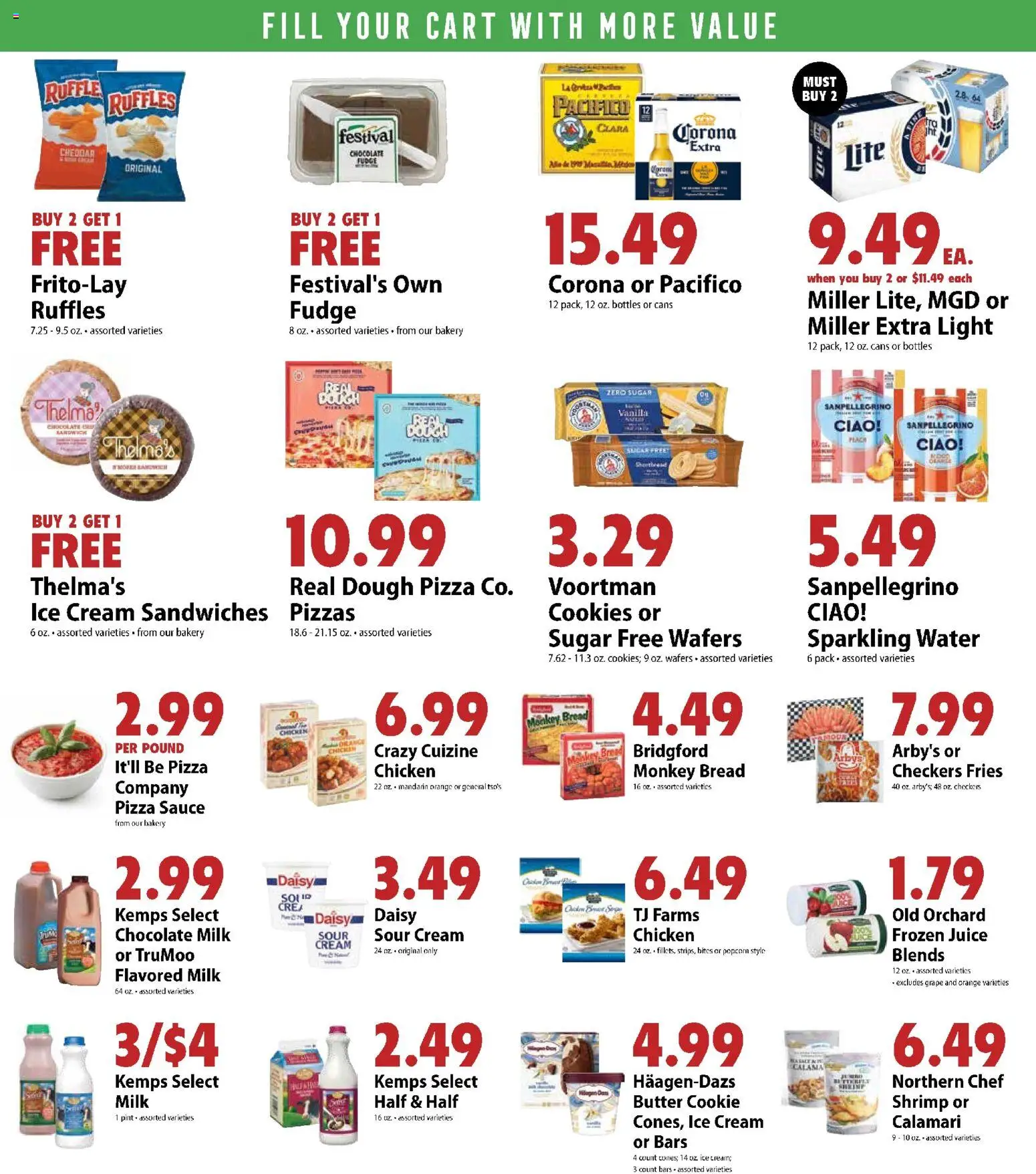 Festival Foods Weekly Ad - valid from 07/22/2026 | Page: 5 | Products: Butter, Juice, Cookies, Sauce