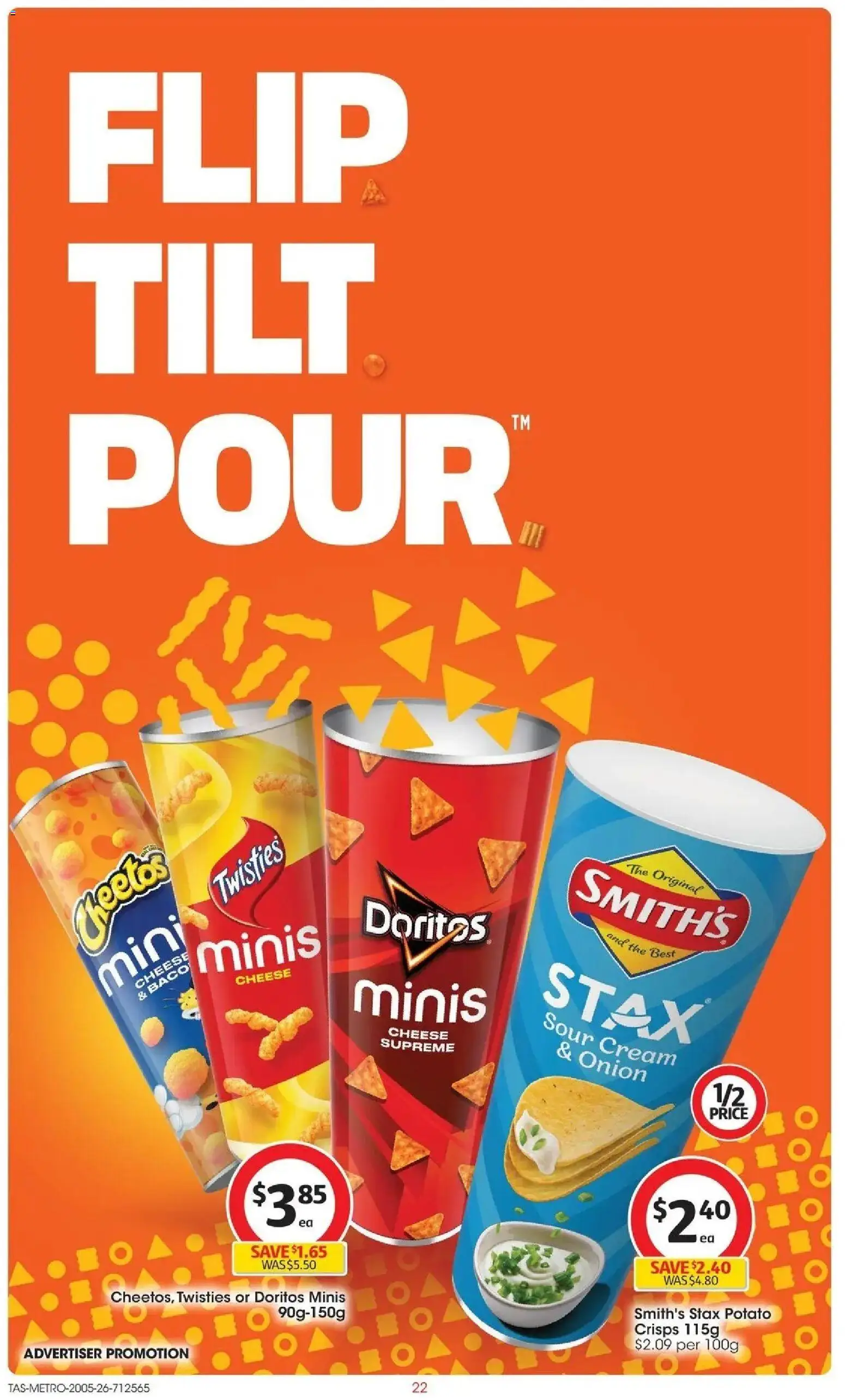 Coles catalogue - valid from 19.05.2026 | Page: 22 | Products: Cheese, Sour cream, Cream