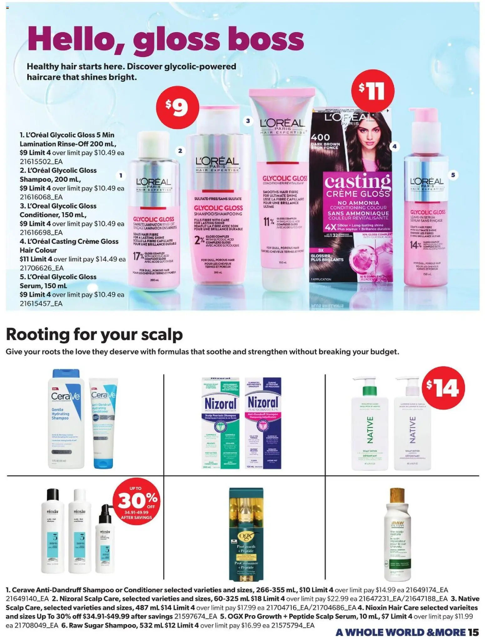 Real Canadian Superstore flyer valid from Oct 1, 2026 | Page: 15 | Products: Sugar, Shampoo, Conditioner