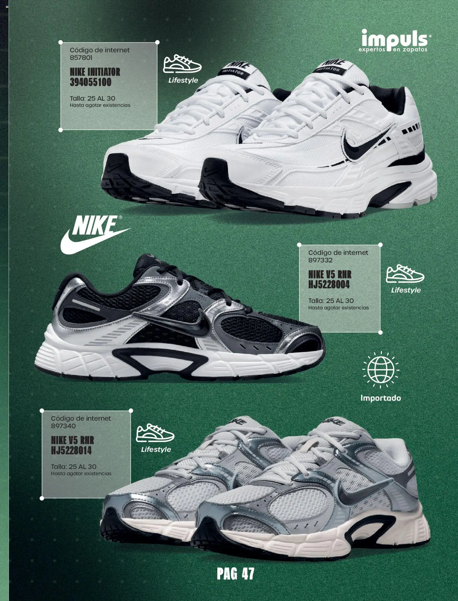 Nuevas ofertas de Impuls válidas en toda la República Mexicana desde el 01/09/2026. ¡Encuentra las mejores ofertas en Impuls catálogo Urban Sport! | Página: 49 | Productos: Zapatos