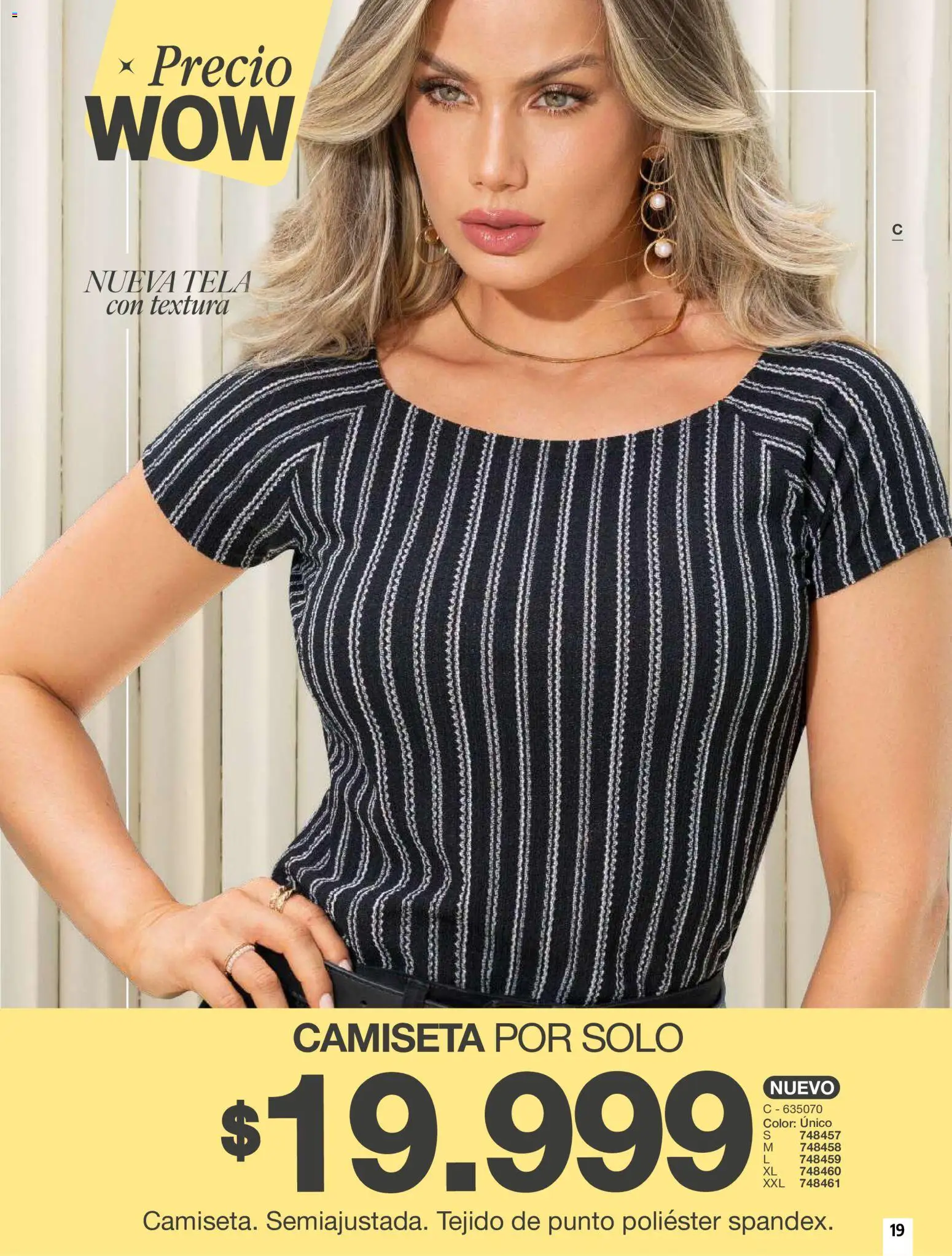 Carmel revista - valida desde el 01/07/2026 | Página: 19 | Productos: Camiseta