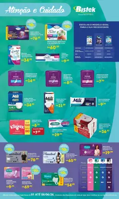 Bistek Supermercados ofertas Cuidado - Pré-Visualização do folheto da loja Bistek Supermercados, válido de 01.06.2026