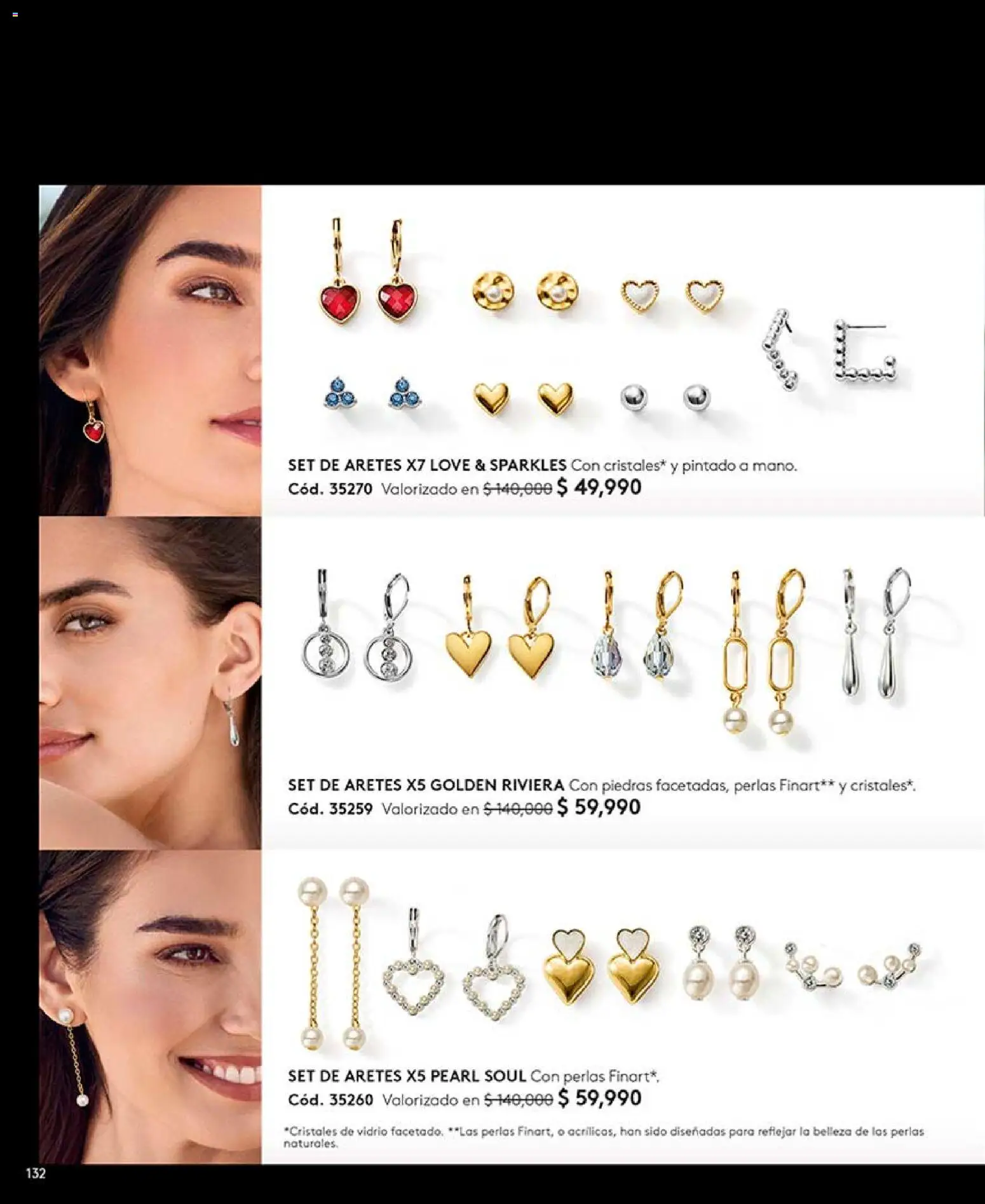Ésika revista - valida desde el 15.05.2026 | Página: 132 | Productos: Aretes