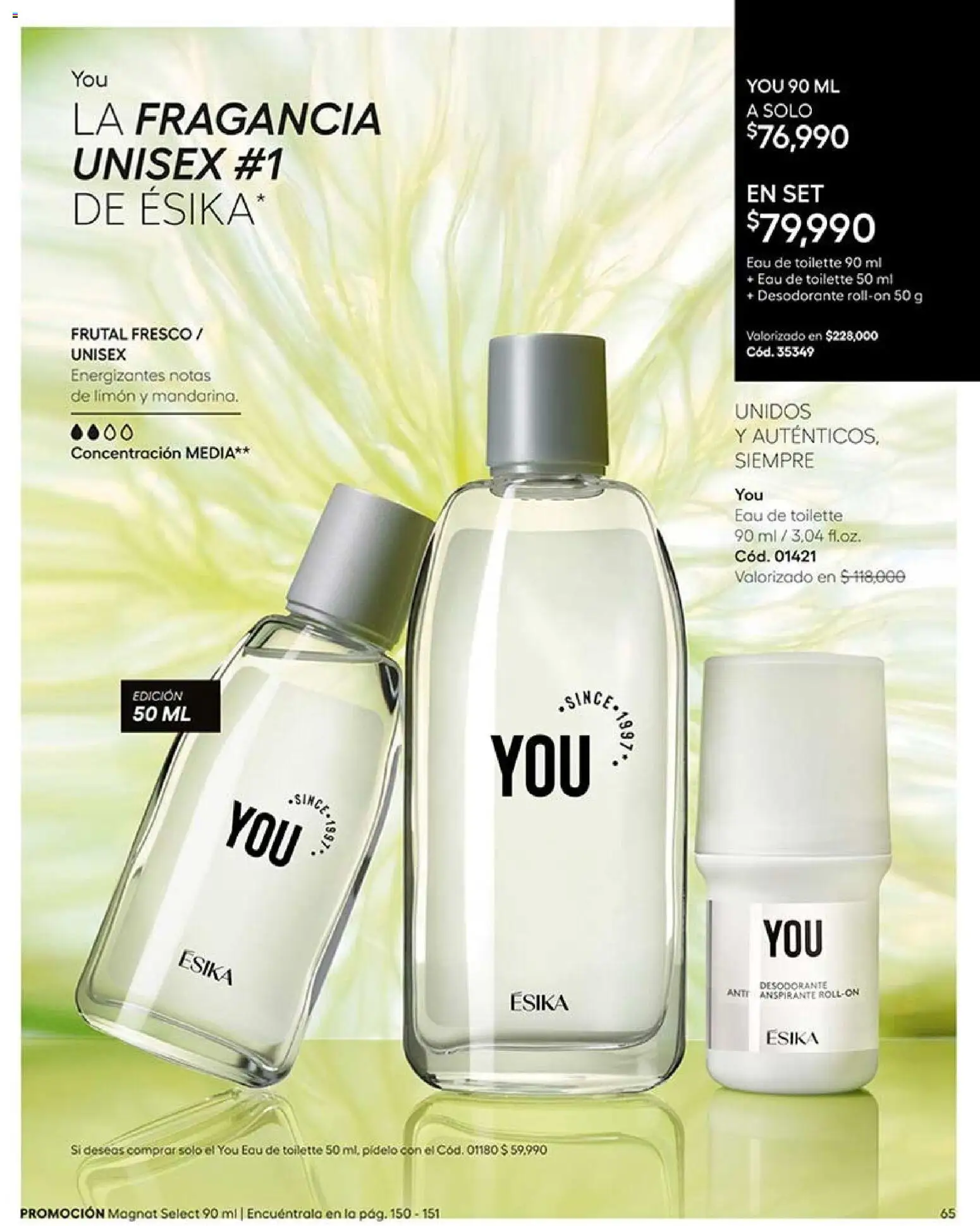 Ésika revista - valida desde el 07/09/2026 | Página: 67 | Productos: Limón, Fragancia, Eau de toilette, Desodorante