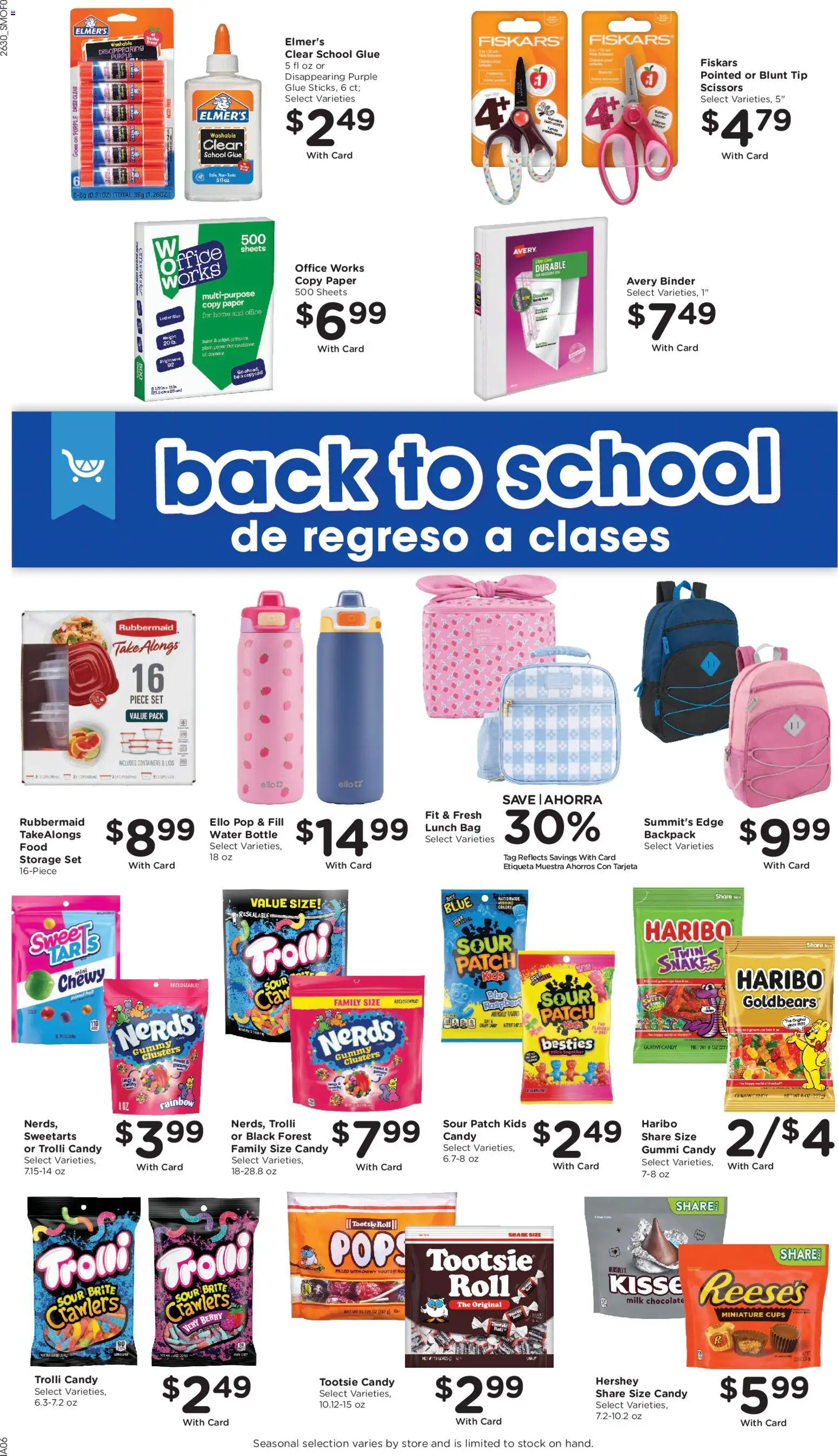 Smith's Weekly Ad - valid from 08/26/2026 | Page: 14 | Products: Milk, Backpack, Bag, Weight