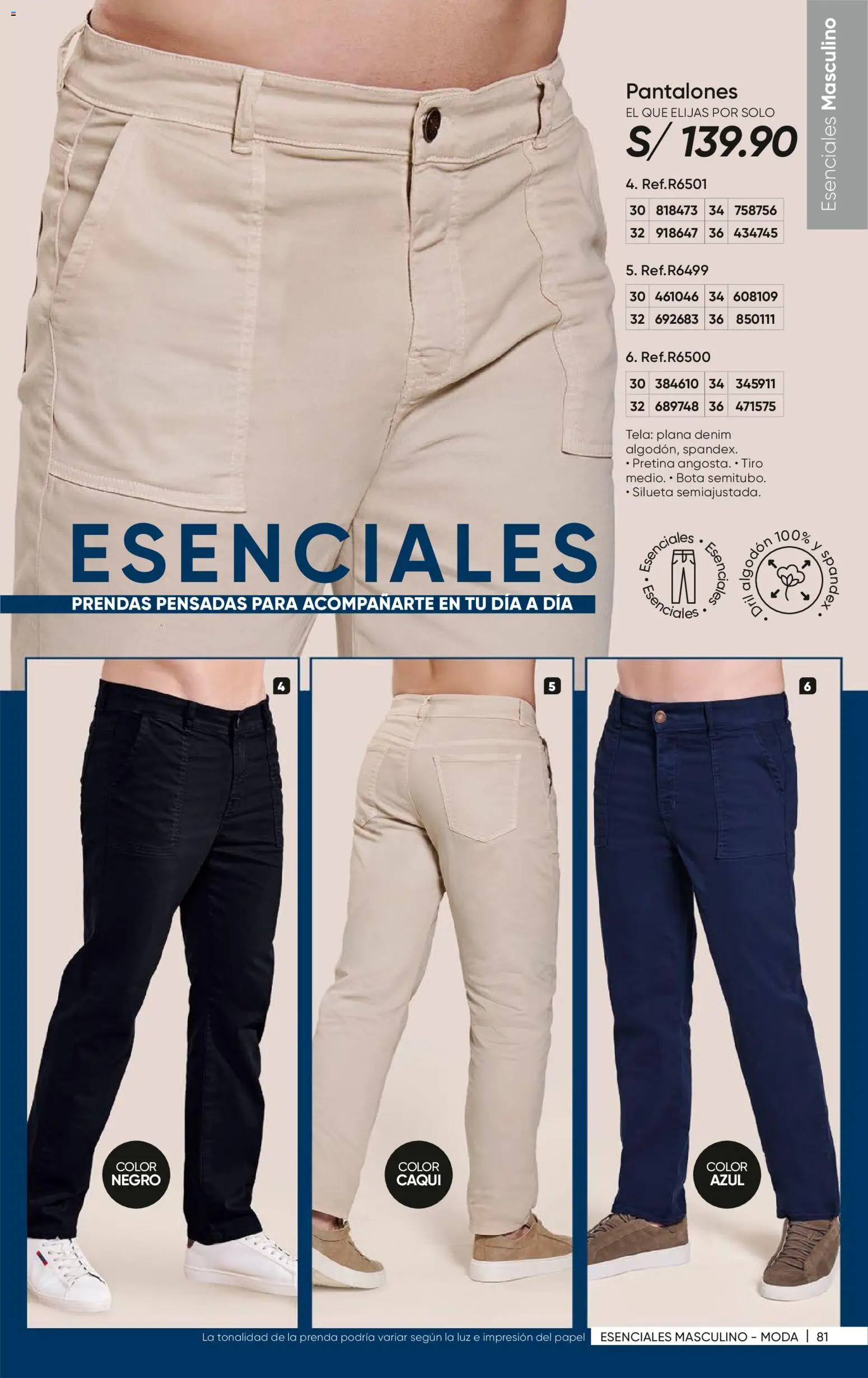 Catálogo Azzorti válido desde 31/08/2026 | Página: 87 | Productos: Caqui, Pantalones