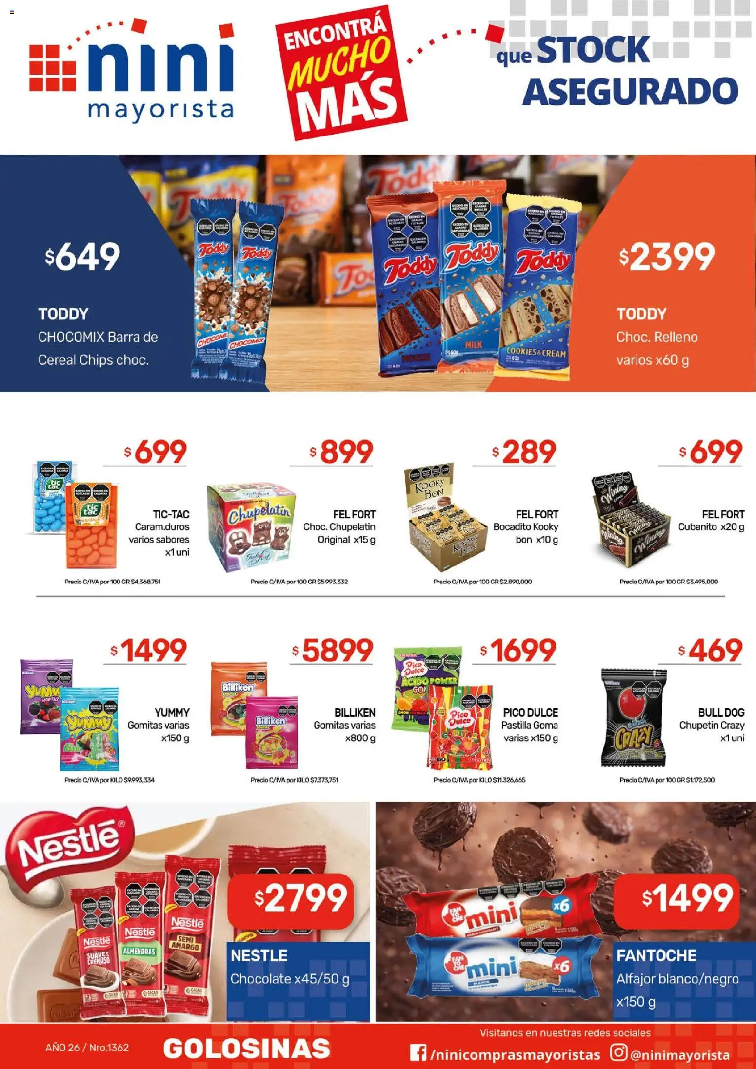 NINI Mayorista ofertas │ válido desde el 01.06.2026 | Página: 30 | Productos: Gomitas, Almendras, Chocolate, Alfajor