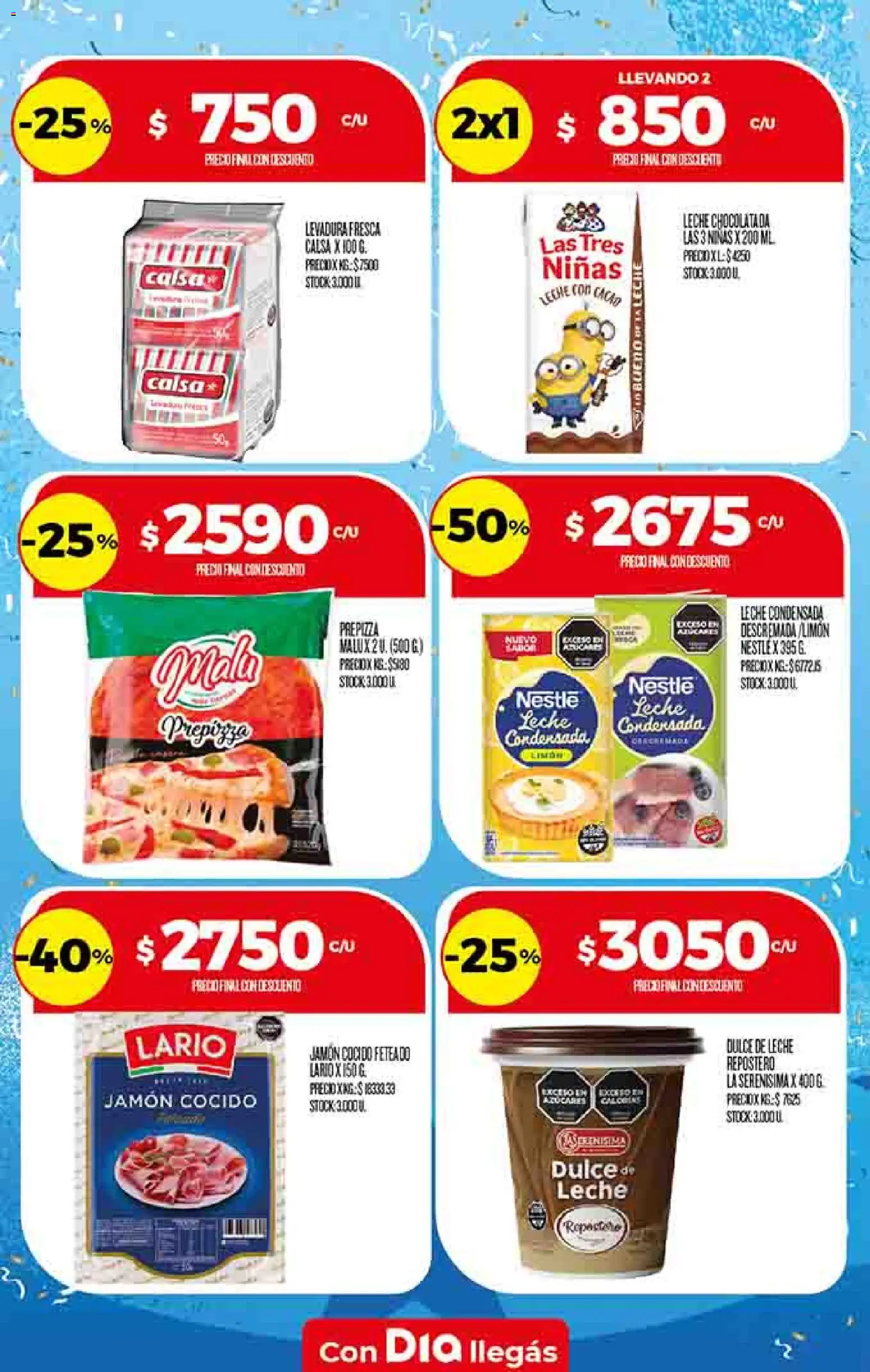 Supermercado DIA Ofertas │ válido desde el 17.06.2026 | Página: 17 | Productos: Dulce de leche, Leche, Jamón, Cacao