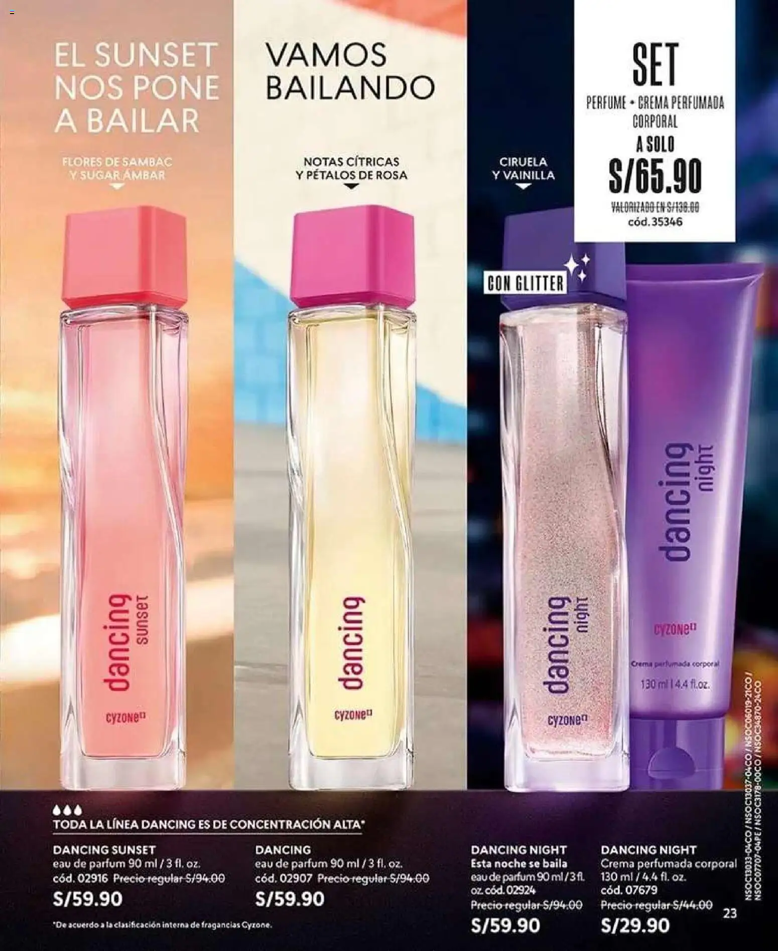 Catálogo CyZone válido desde 22/08/2026 | Página: 23 | Productos: Vainilla, Crema, Flores, Perfume