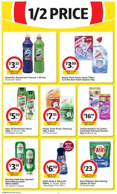 Preview of Coles catalogue NT - valid from 01/07/2026 | Page: 9 | Products: Fragrance, Brush, Stain remover, Tablets
